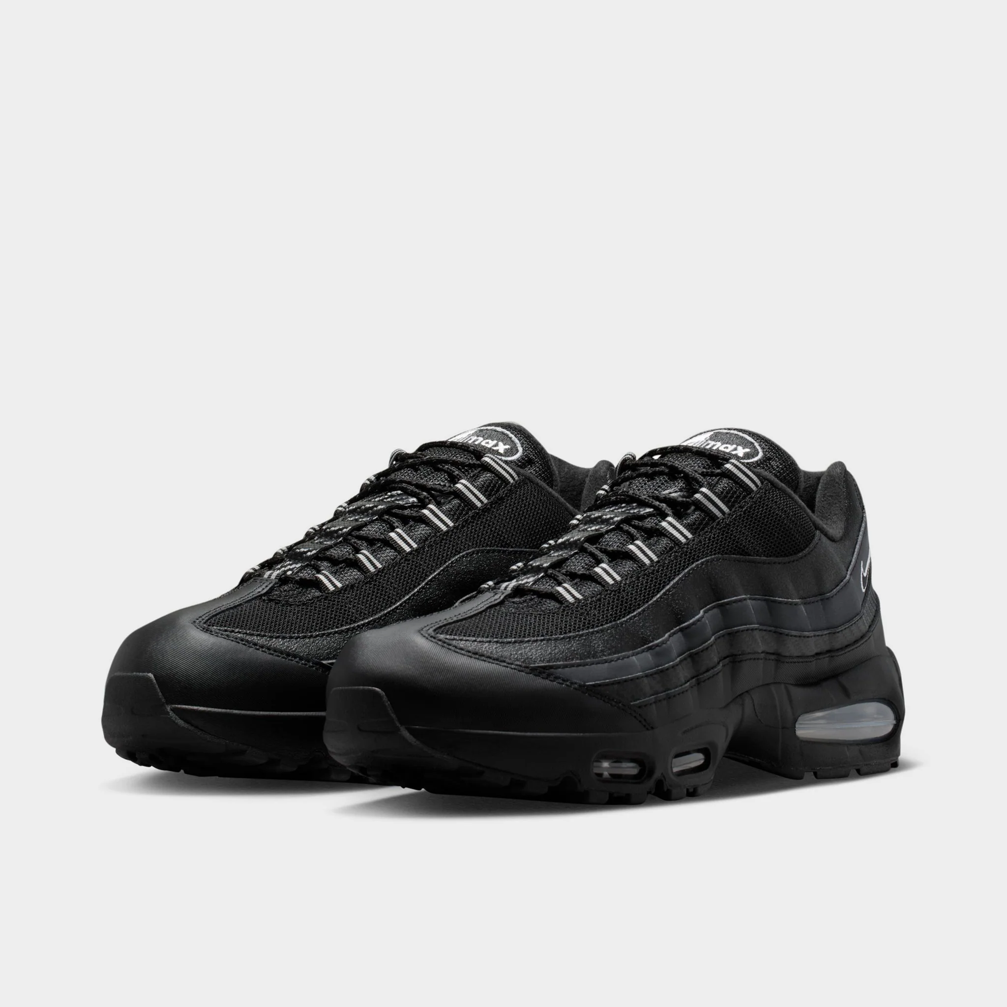Nike Air Max 95 OG Black / White - Metallic Silver - Image 2