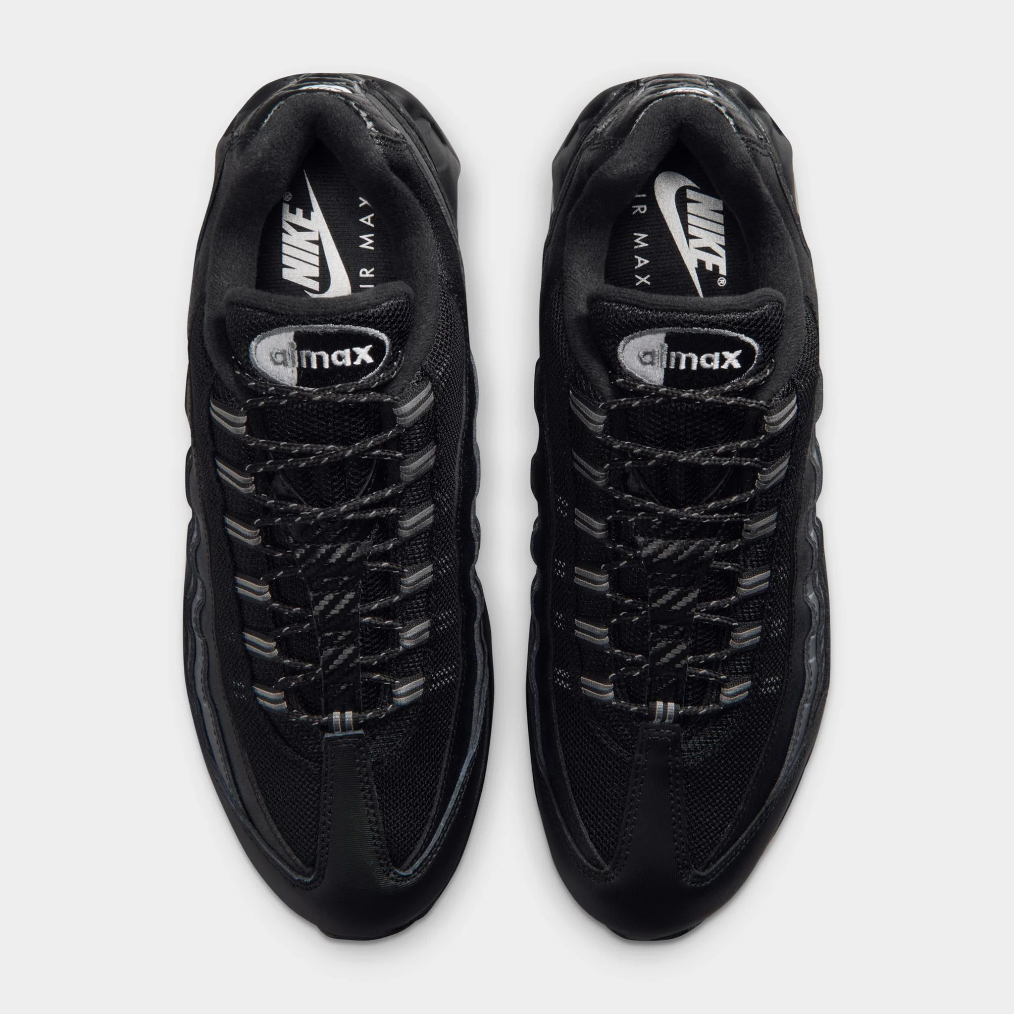 Nike Air Max 95 OG Black / White - Metallic Silver - Image 6