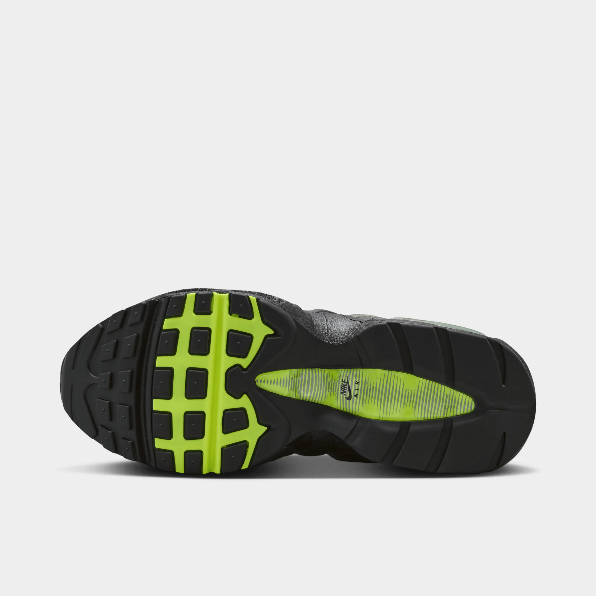 Nike Air Max 95 OG GS Black / Neon Yellow - Anthracite - Image 6