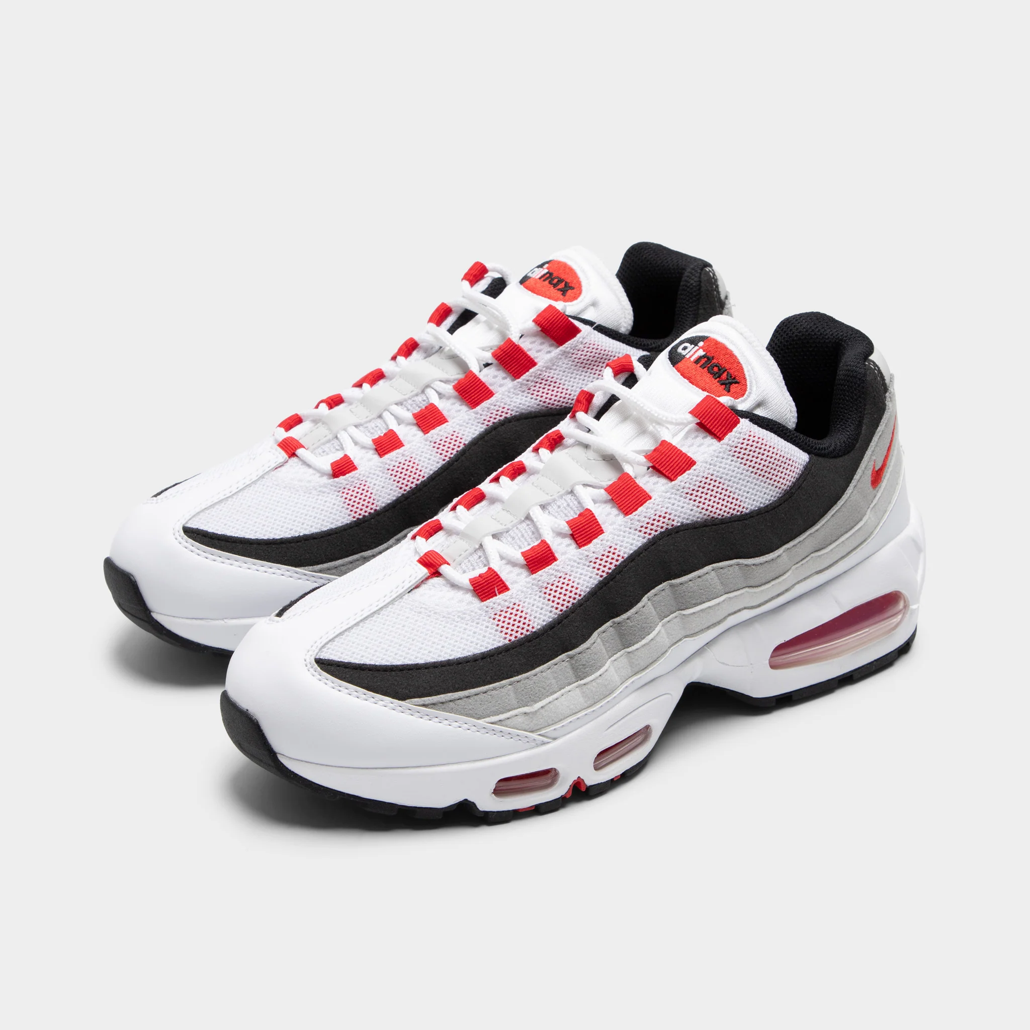 Nike Air Max 95 White / Comet Red - Neutral Grey - Image 2