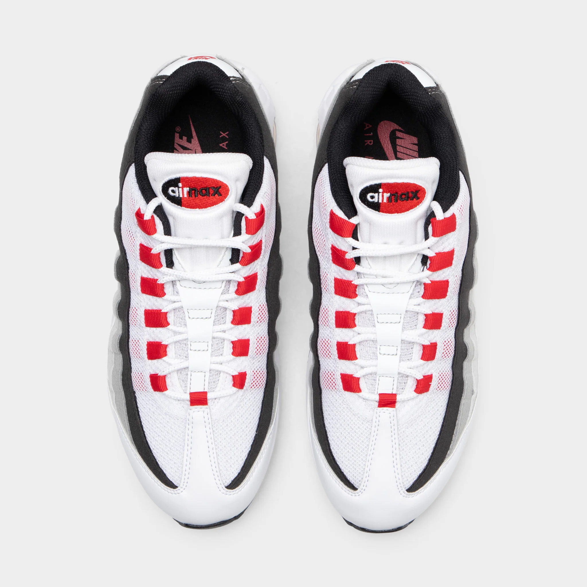 Nike Air Max 95 White / Comet Red - Neutral Grey - Image 5
