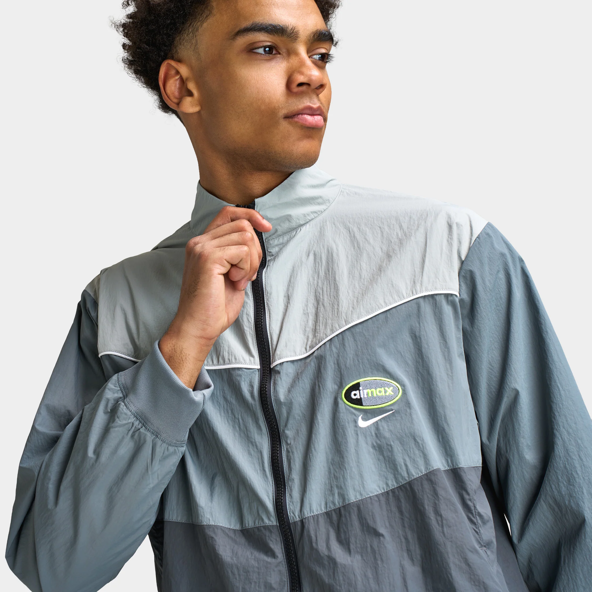 Nike Air Max 95 Woven Jacket / Grey - Image 3