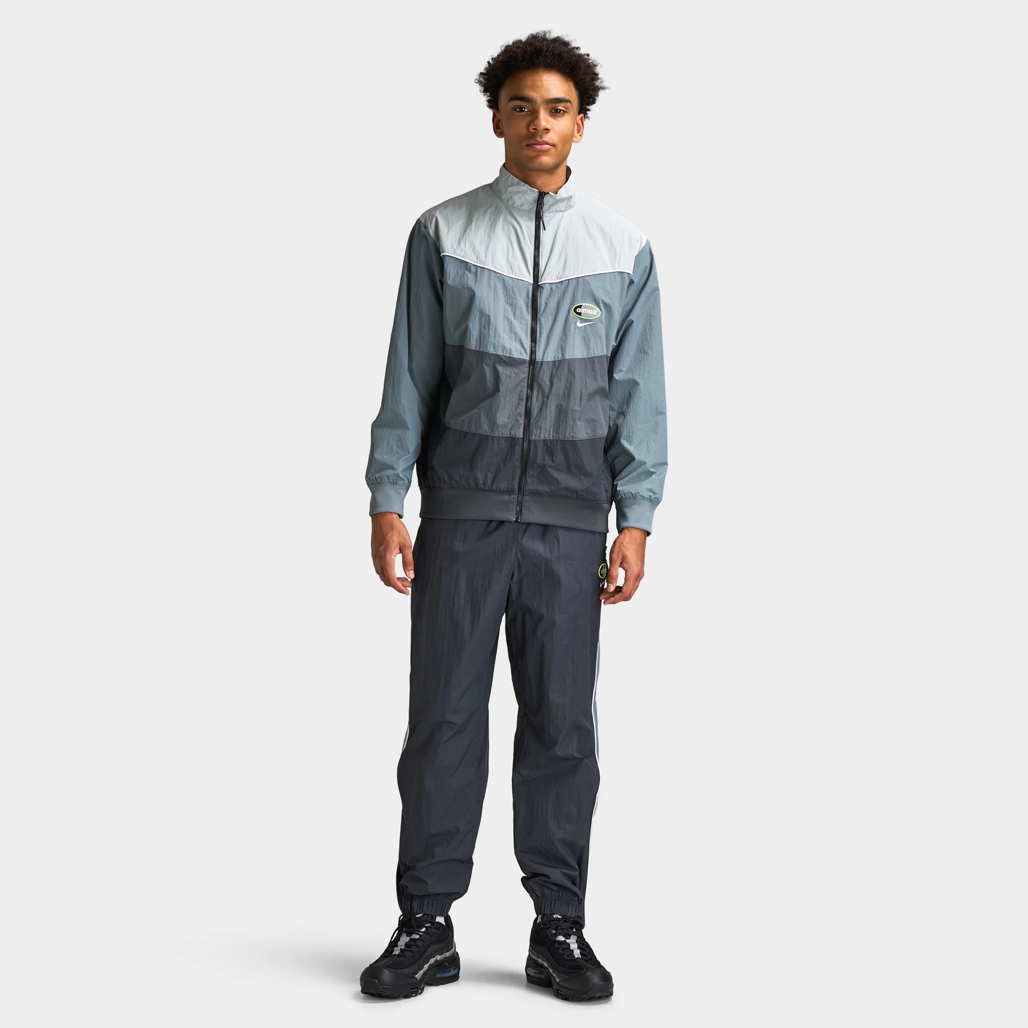Nike Air Max 95 Woven Jacket / Grey - Image 5