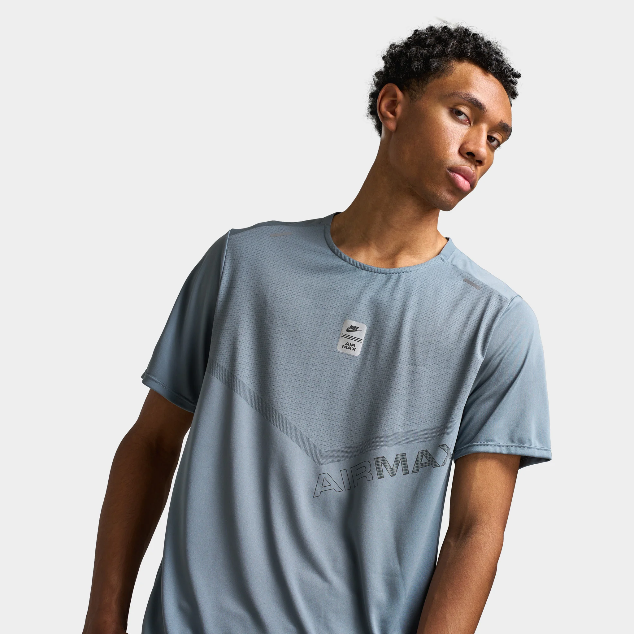 Nike Air Max Men's T-Shirt / Cool Grey - Image 3