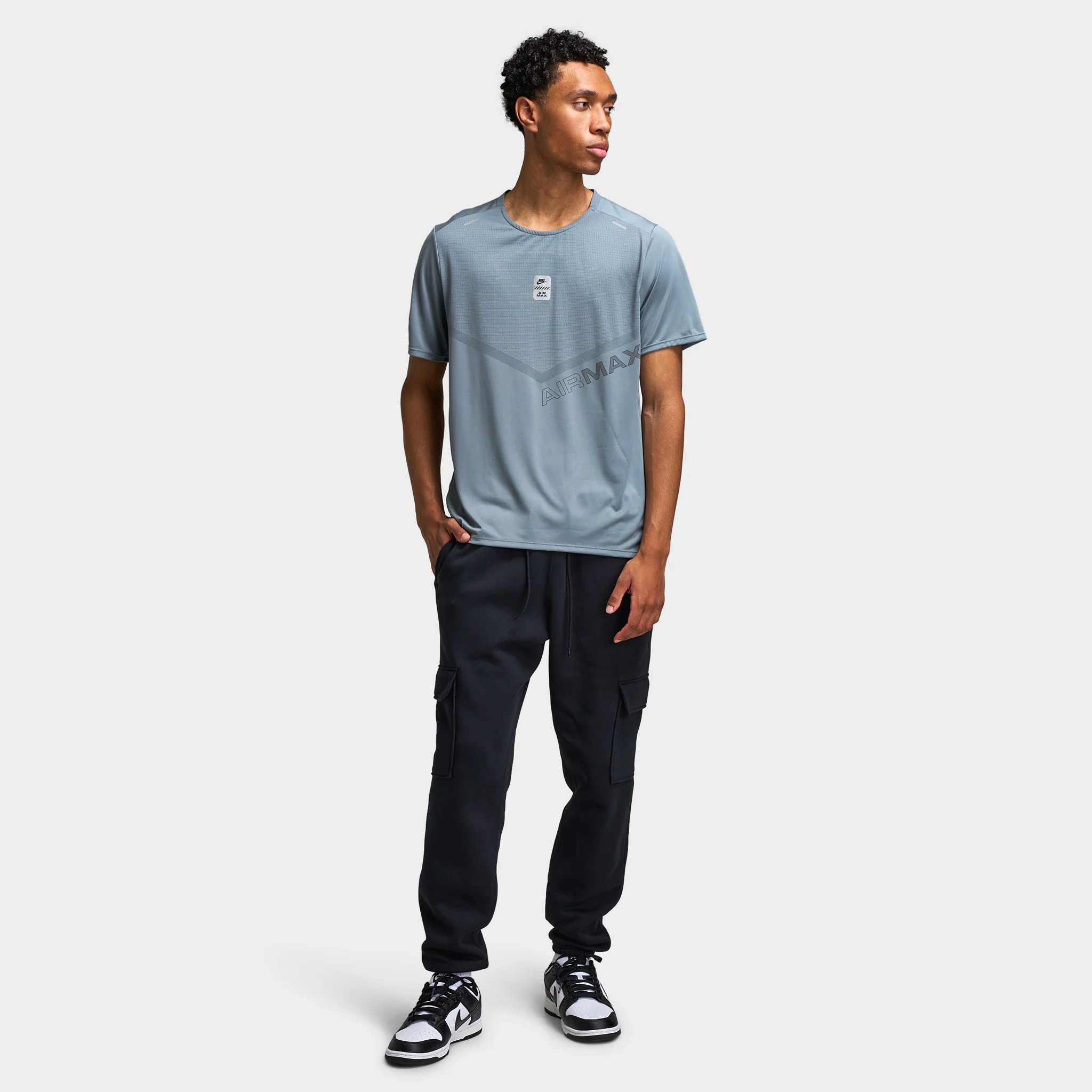 Nike Air Max Men's T-Shirt / Cool Grey - Image 6