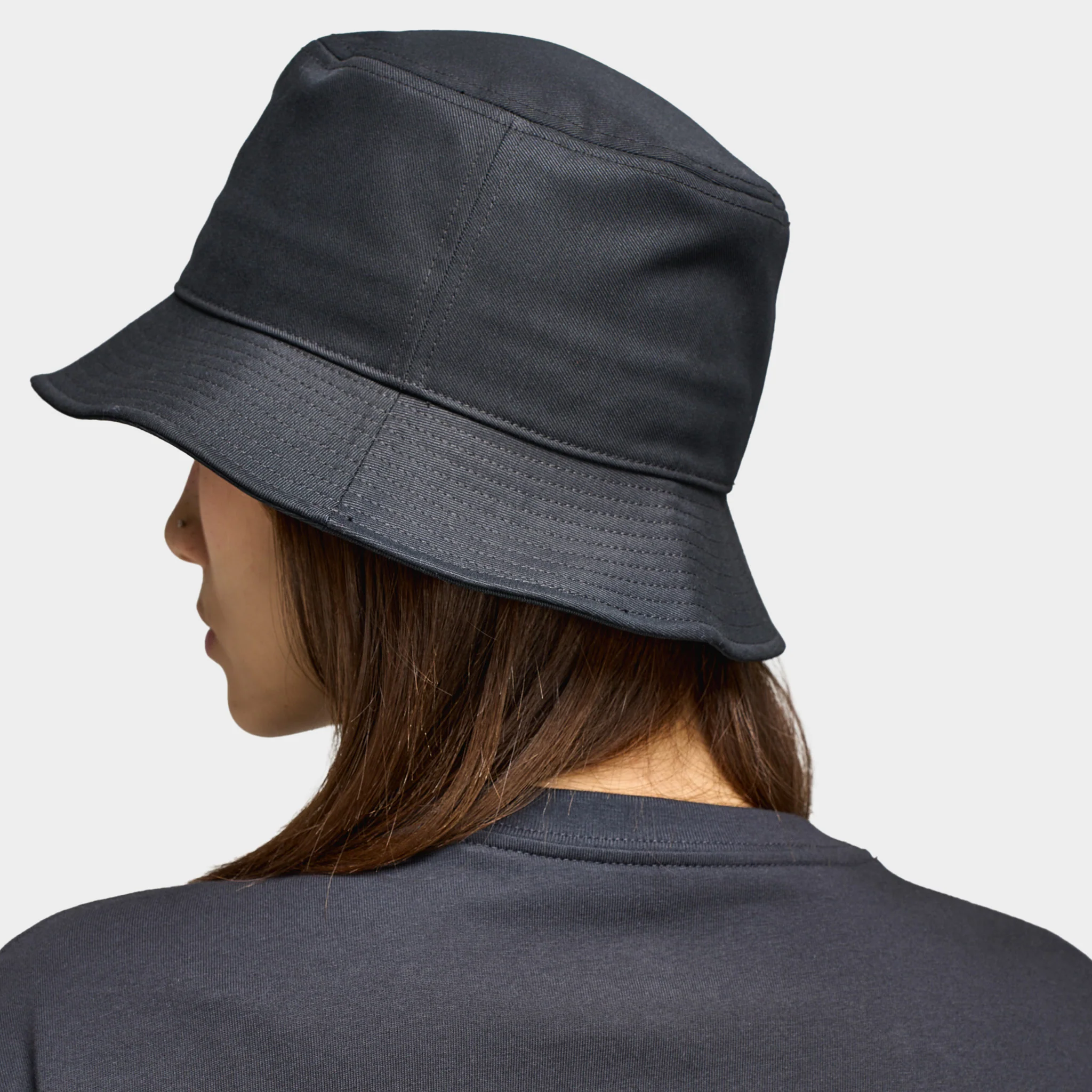 Nike Apex Swoosh Bucket Hat Black / White - Image 4