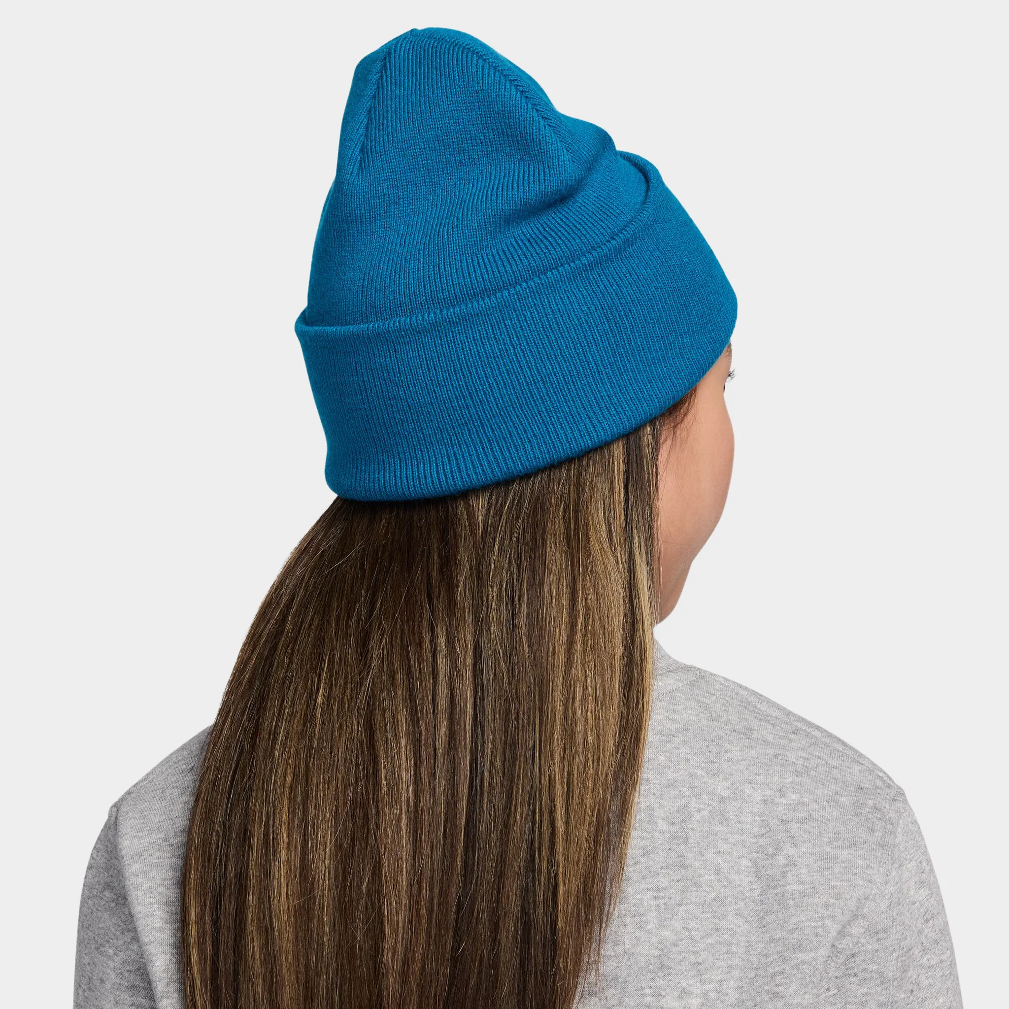 Nike Big Kids' Peak Tall Cuff Futura Beanie / Green Abyss - Image 2