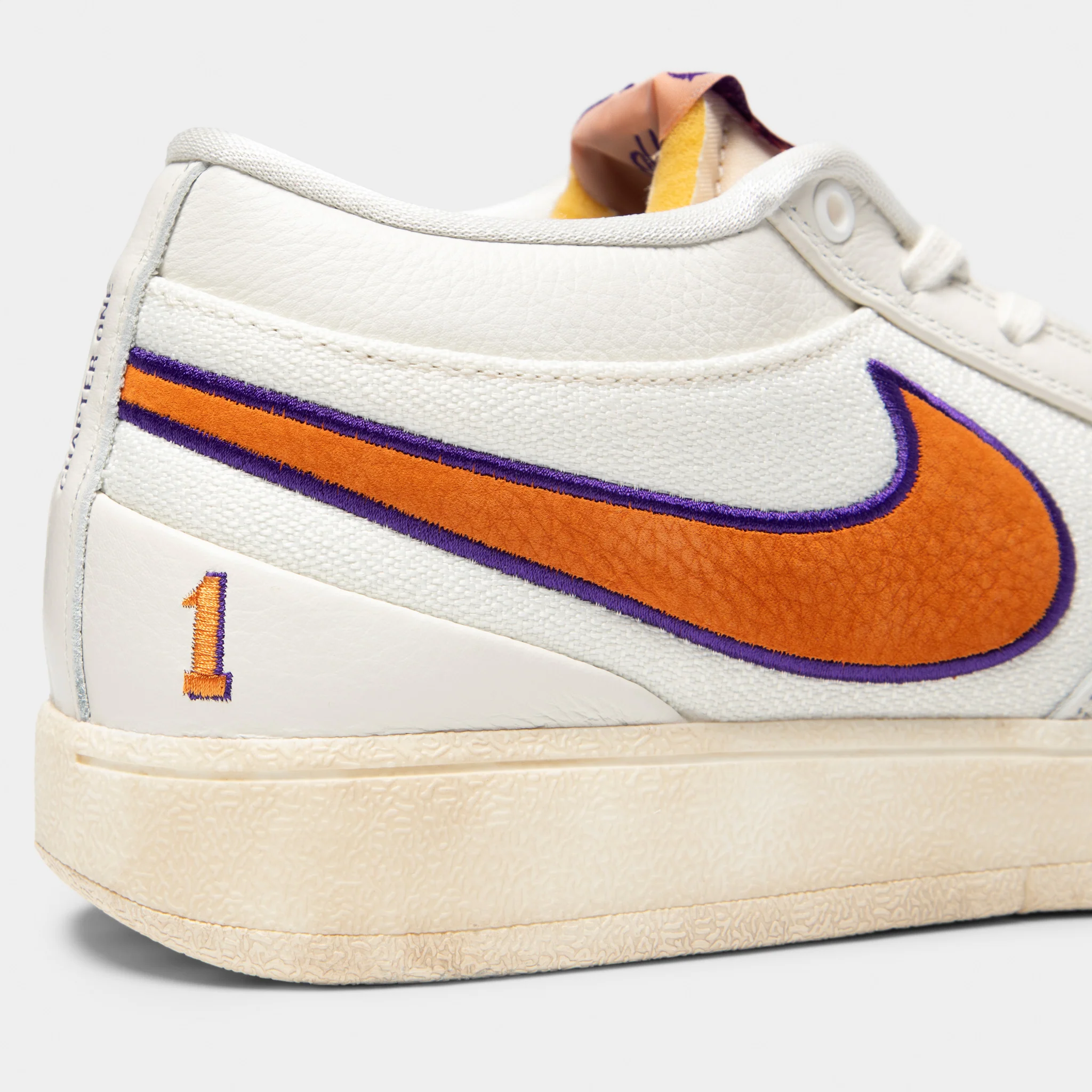 Nike Book 1 Sail / Clay Orange - Court Purple - Image 3