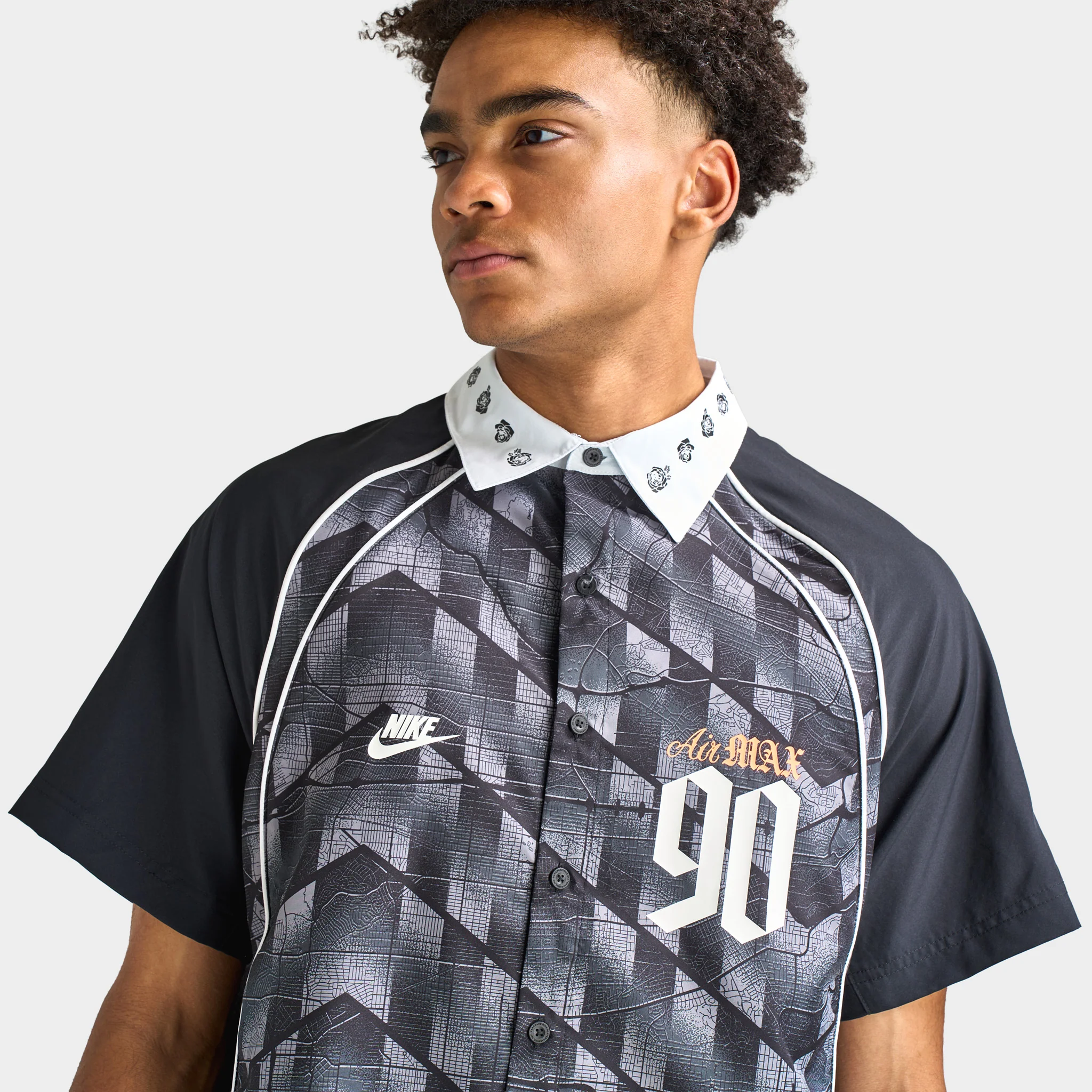Nike Bowler Graphic T Shirt Black / Bright Citrus - Image 3