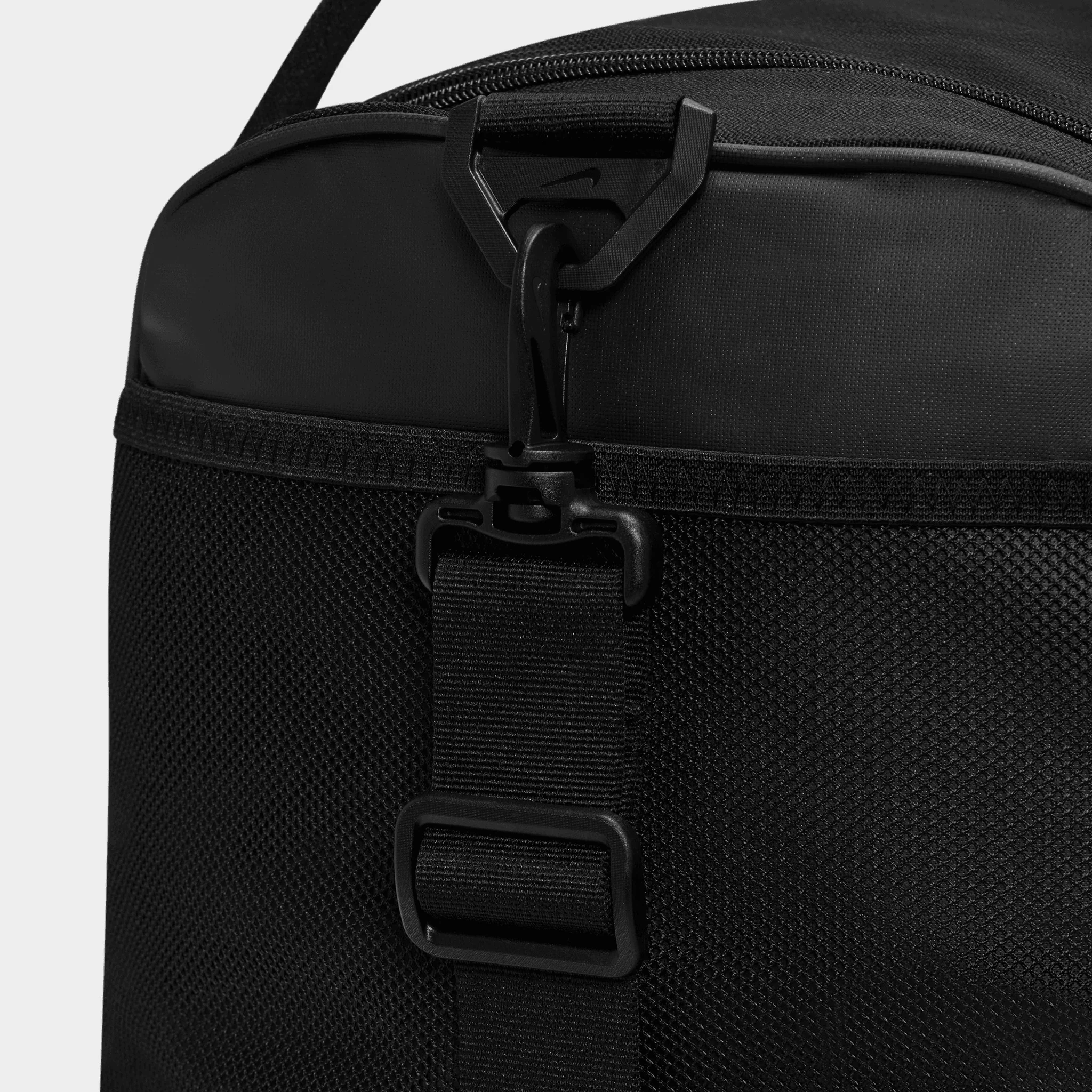 Nike Brasilia 9.5 Training Duffel Bag (Medium, 60L) Black / Black - White - Image 7
