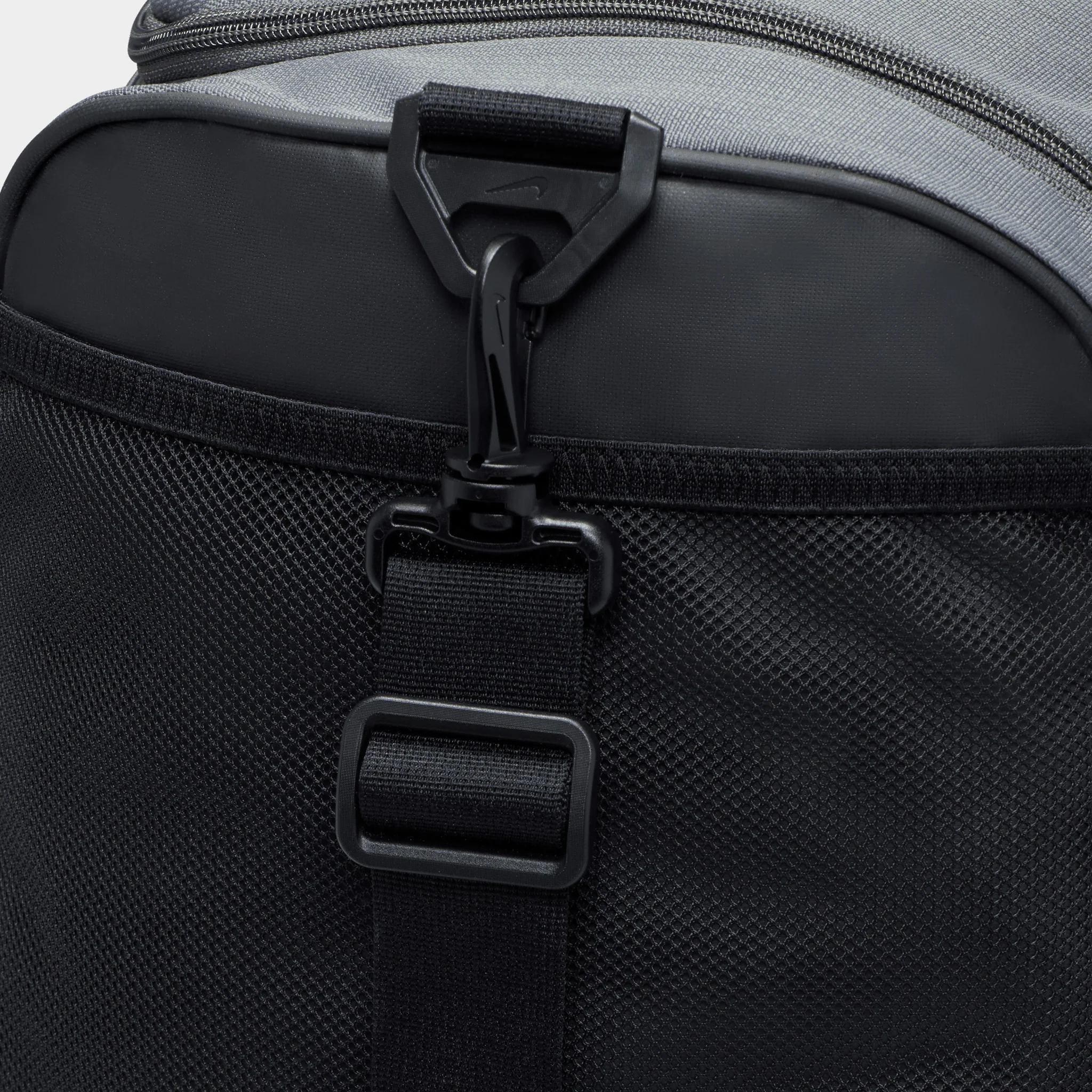 Nike Brasilia 9.5 Training Duffel Bag (Medium, 60L) Iron Grey / Black - White - Image 6