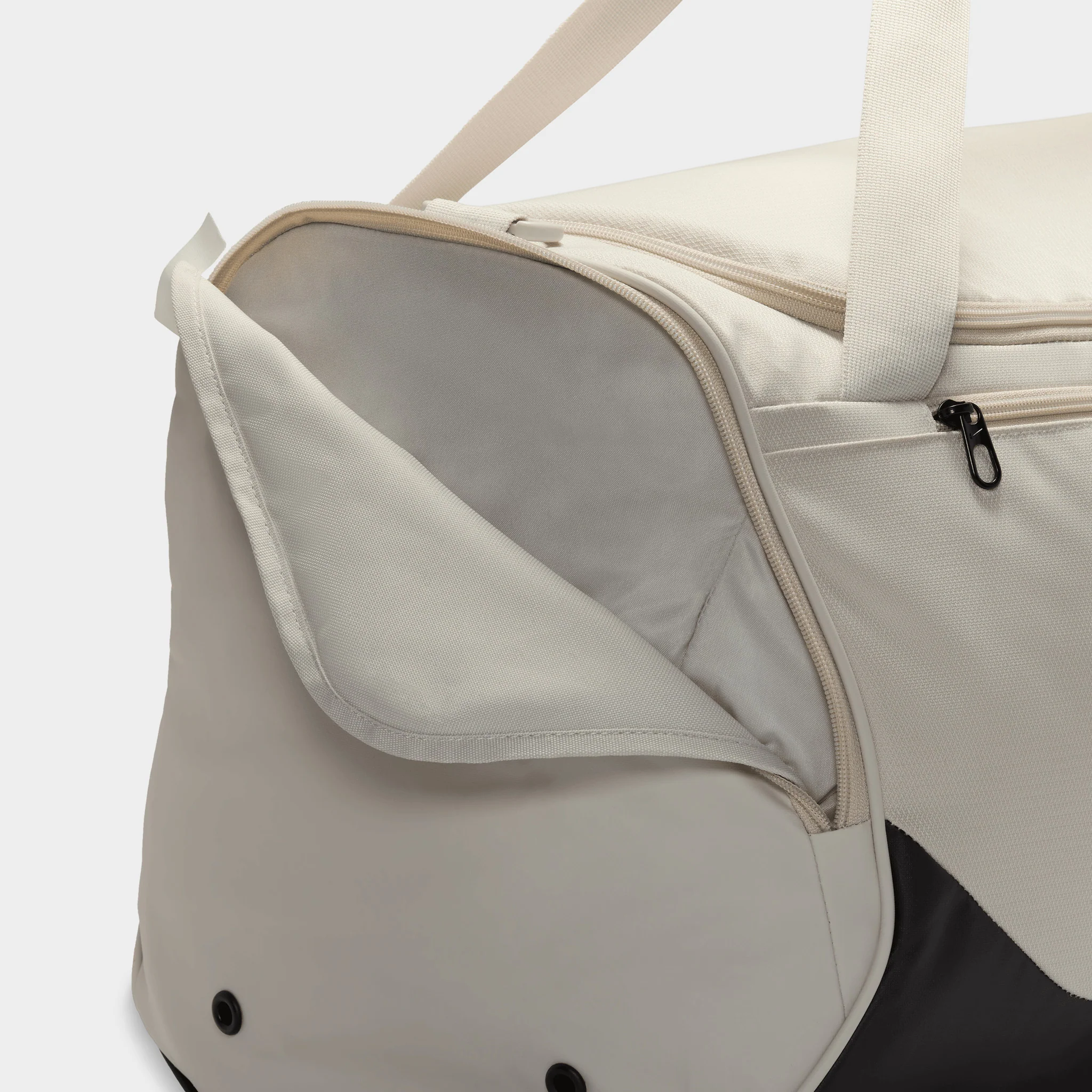 Nike Brasilia Medium Duffel Bag X Light Bone / Black - Image 6