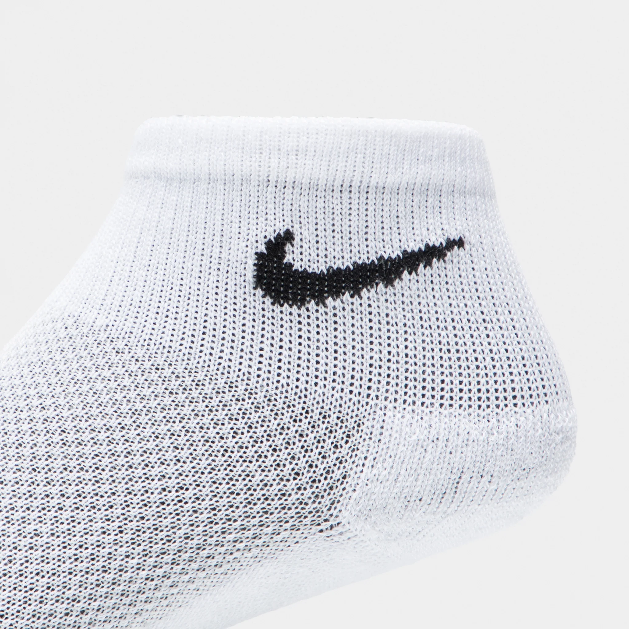 Nike Children's Mesh & Cushioned Ankle Socks (6 Pack) / White - Image 3