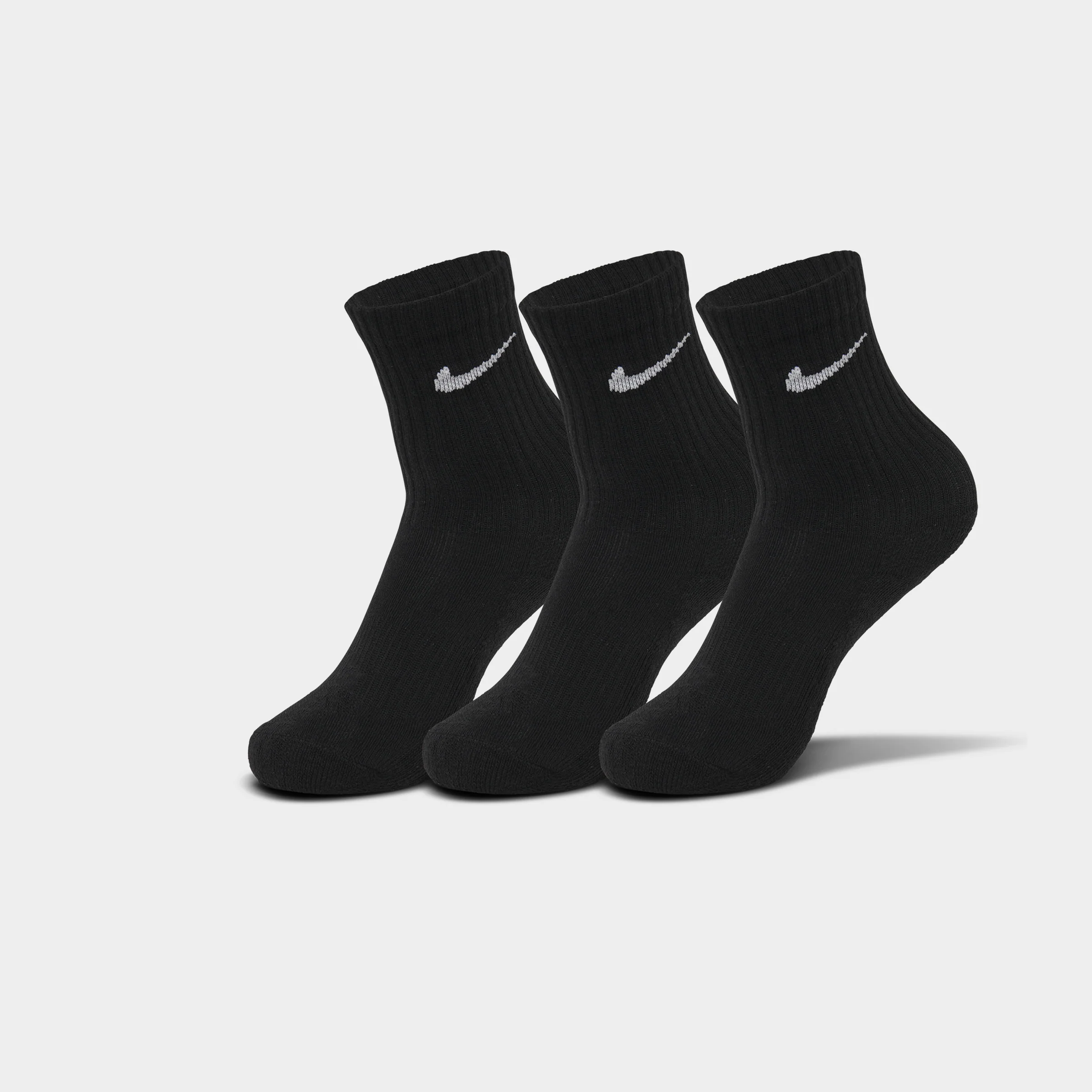Nike Children's Performance Crew Socks (6 Pack) / Black - Image 3