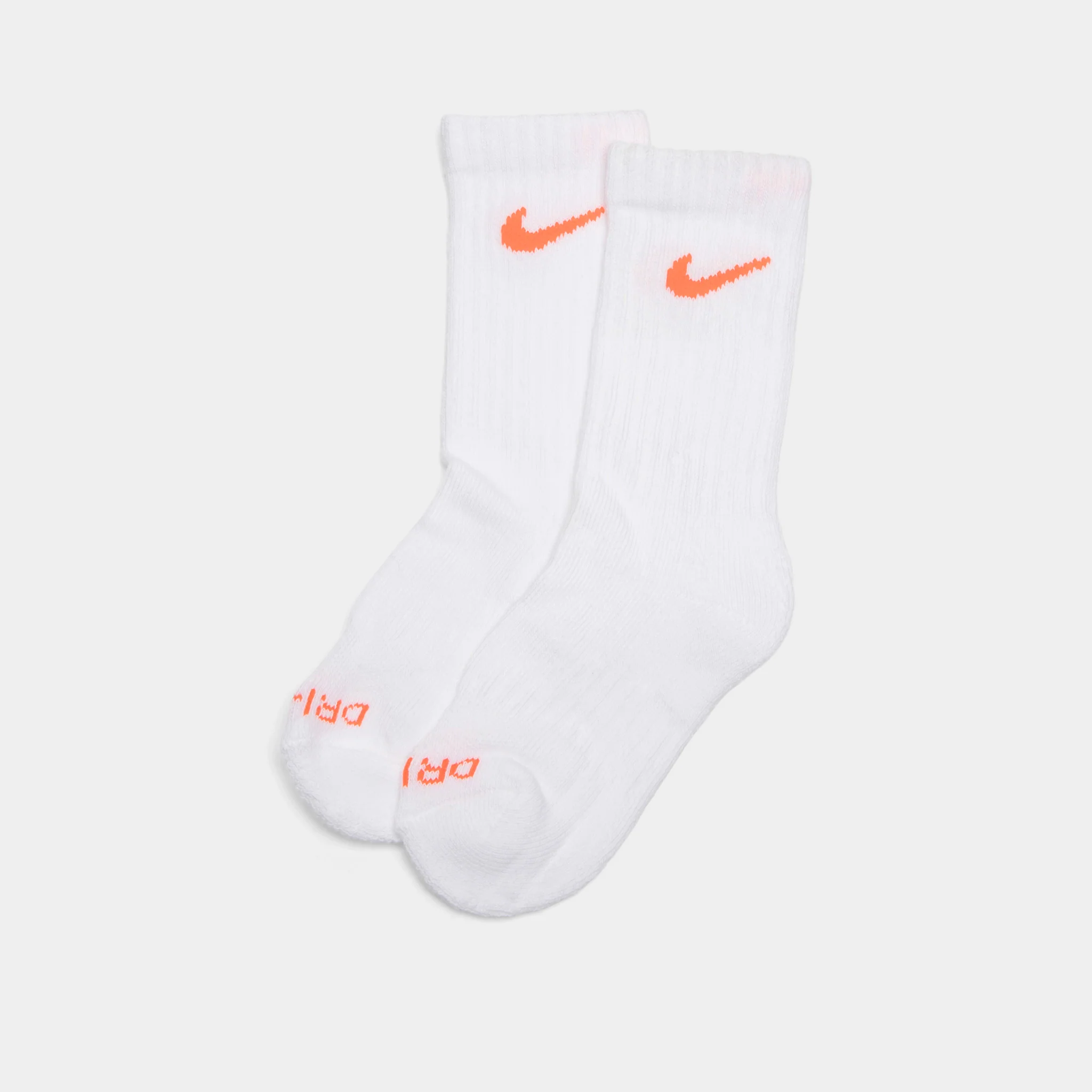 Nike Children's Performance Crew Socks (6 PK) White / Multi - Image 2