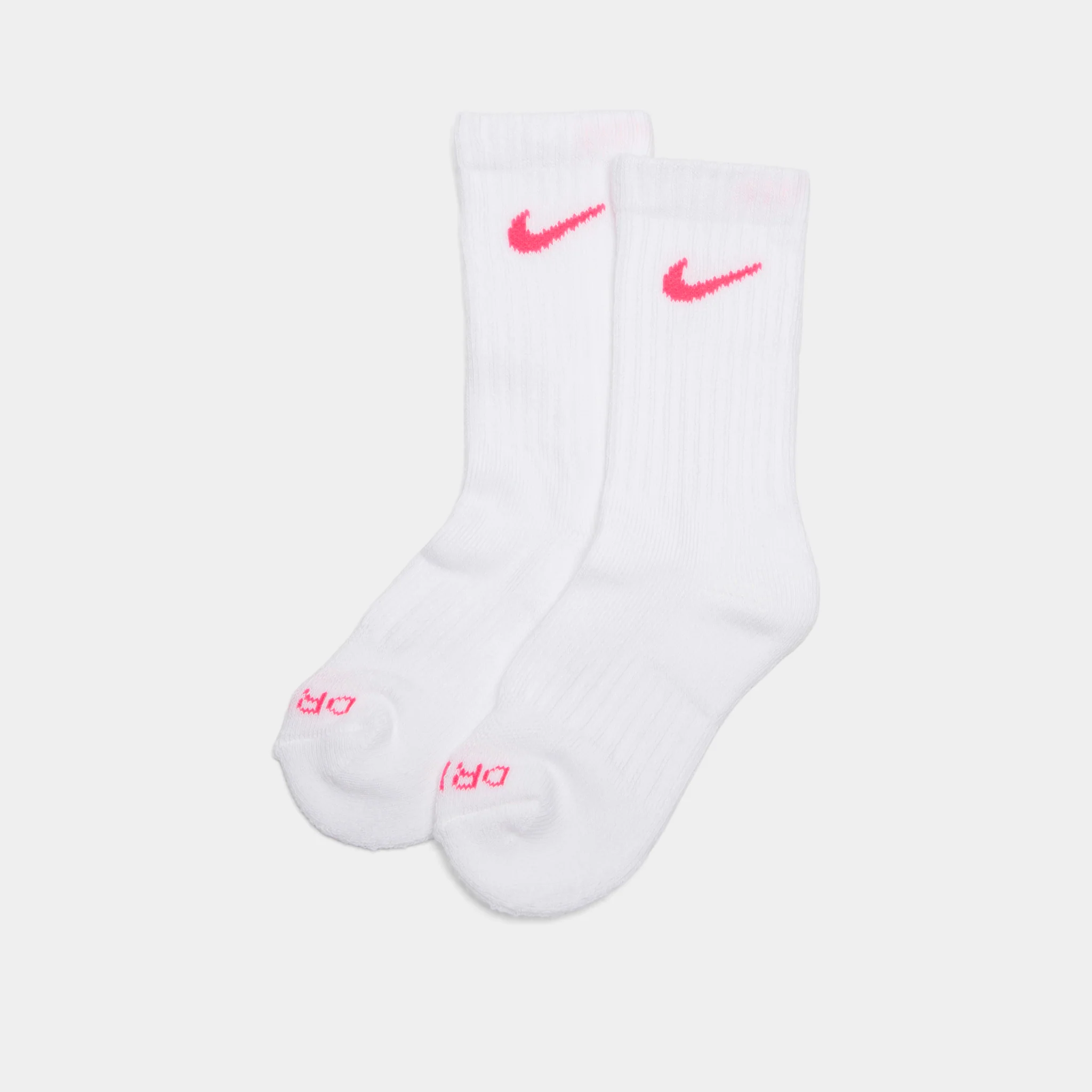 Nike Children's Performance Crew Socks (6 PK) White / Multi - Image 3