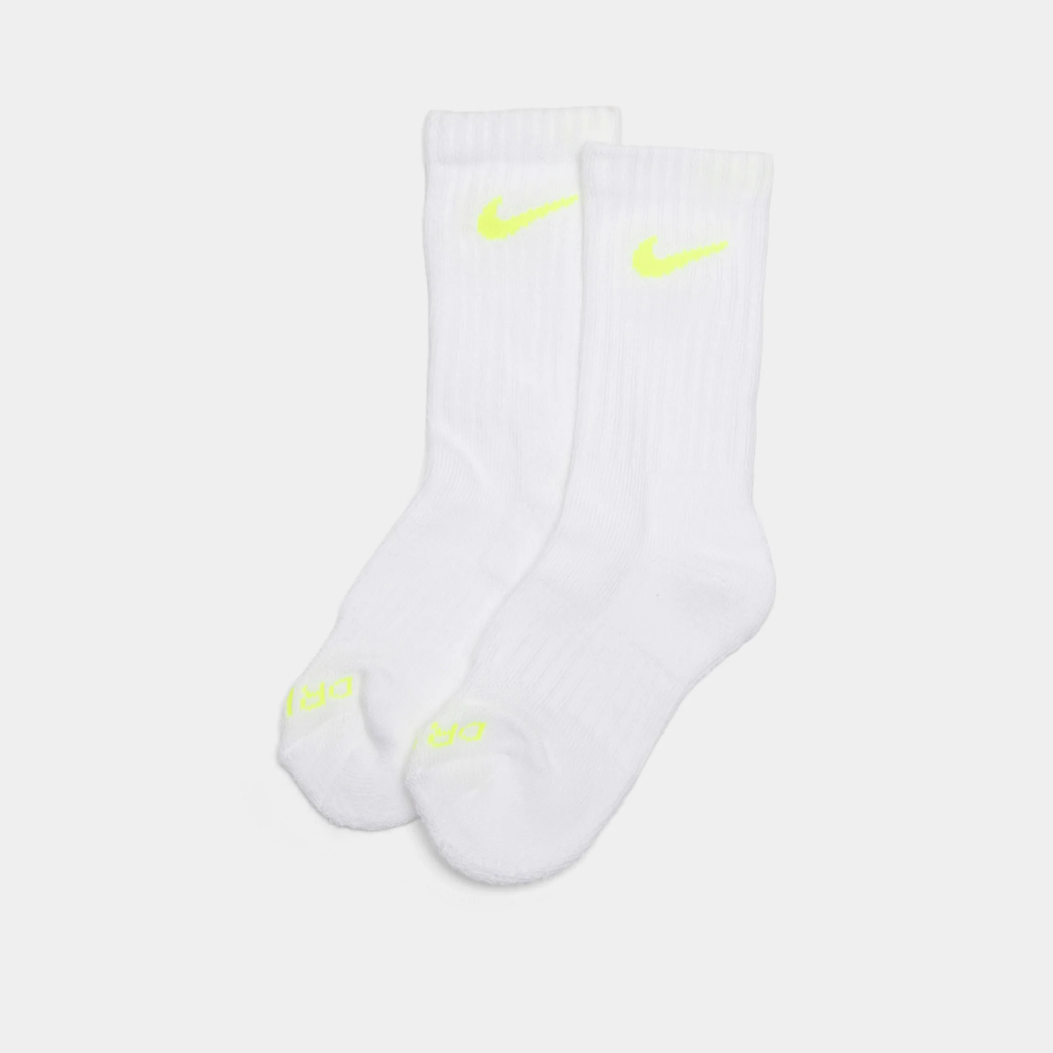 Nike Children's Performance Crew Socks (6 PK) White / Multi - Image 5