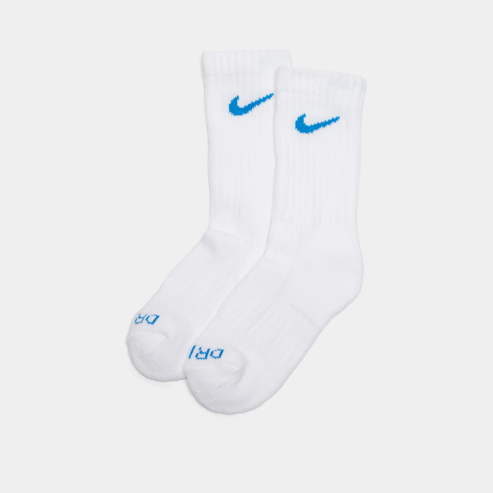 Nike Children's Performance Crew Socks (6 PK) White / Multi - Image 6