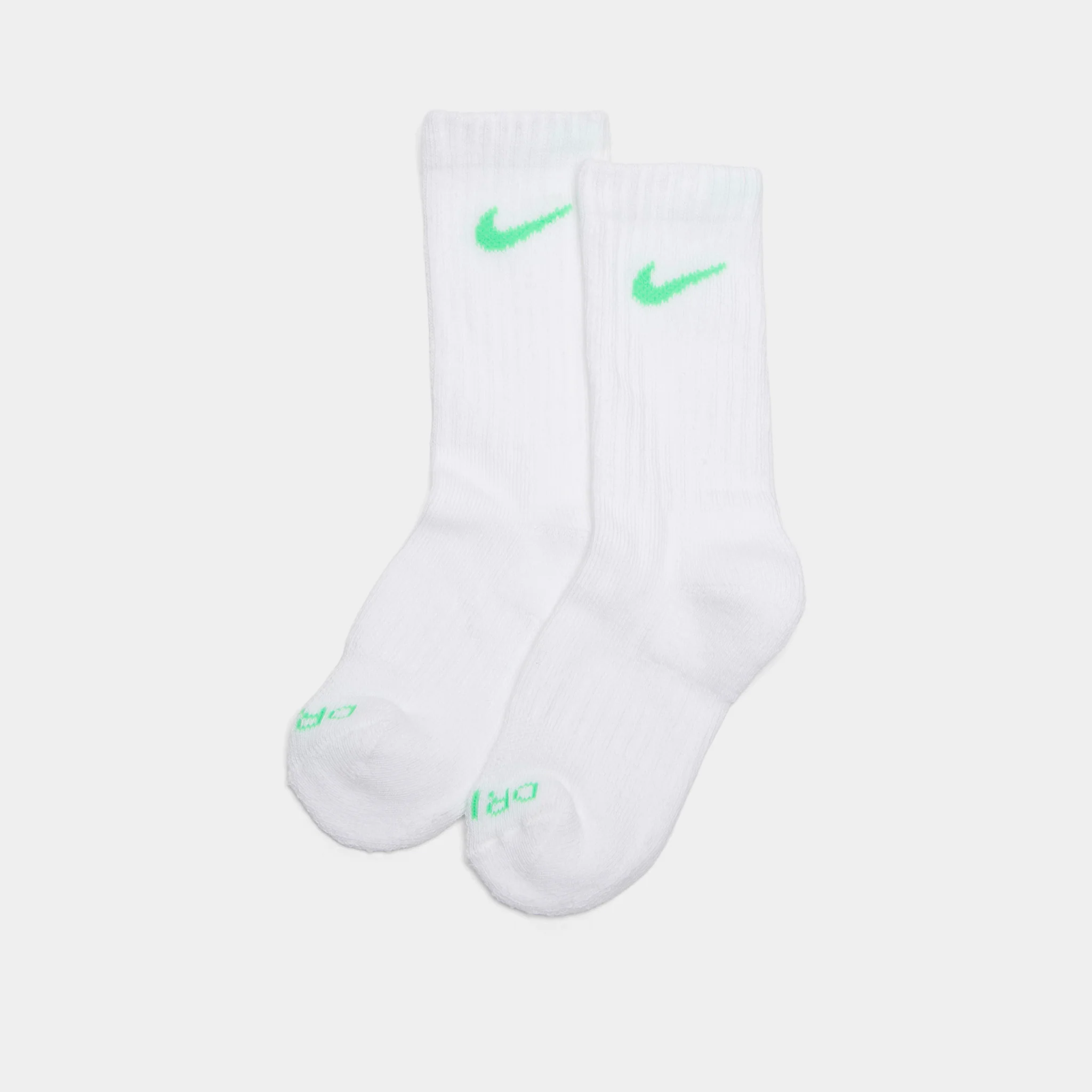 Nike Children's Performance Crew Socks (6 PK) White / Multi - Image 7