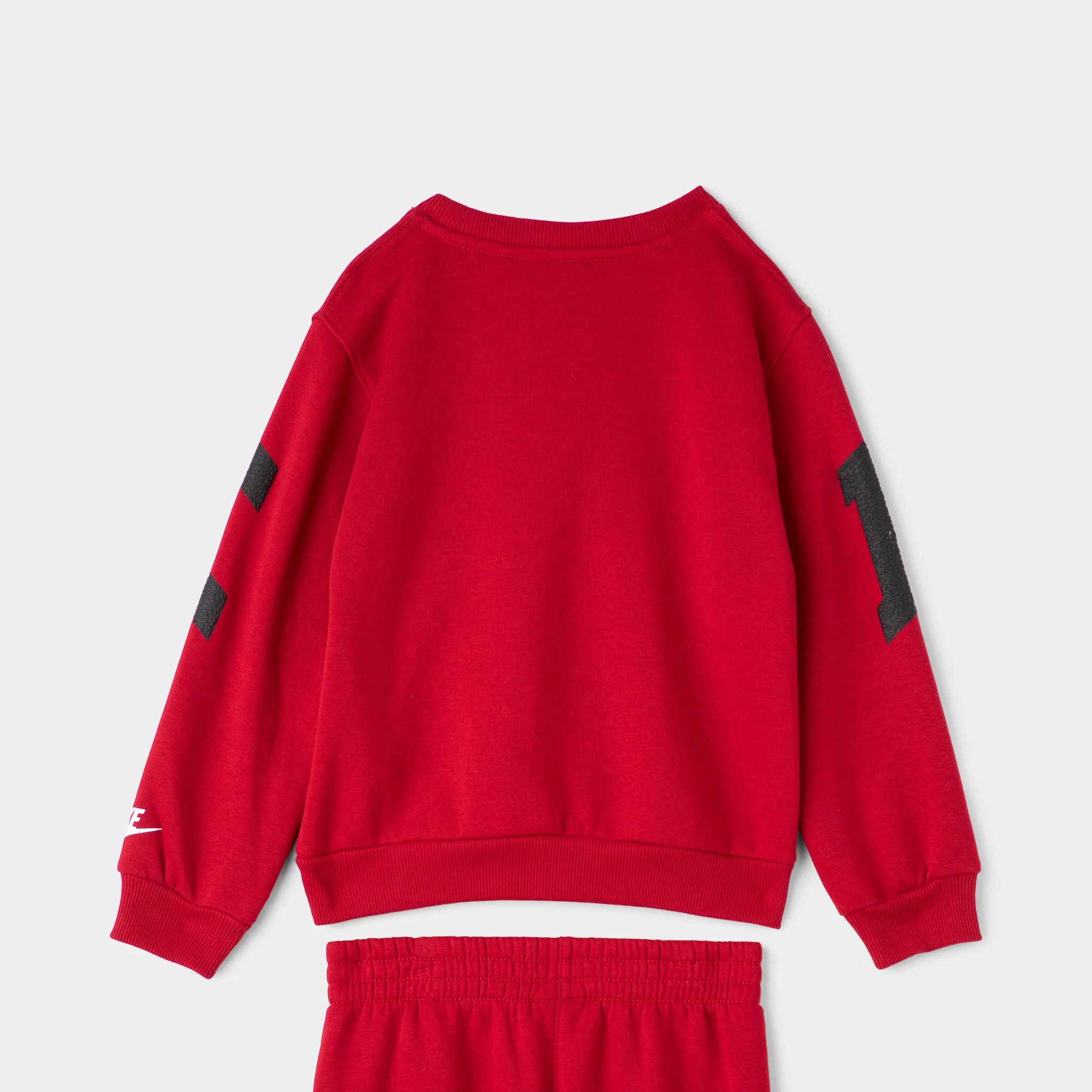 Nike Children's Fleece Crew Jogger Set / Gym Red - Image 2