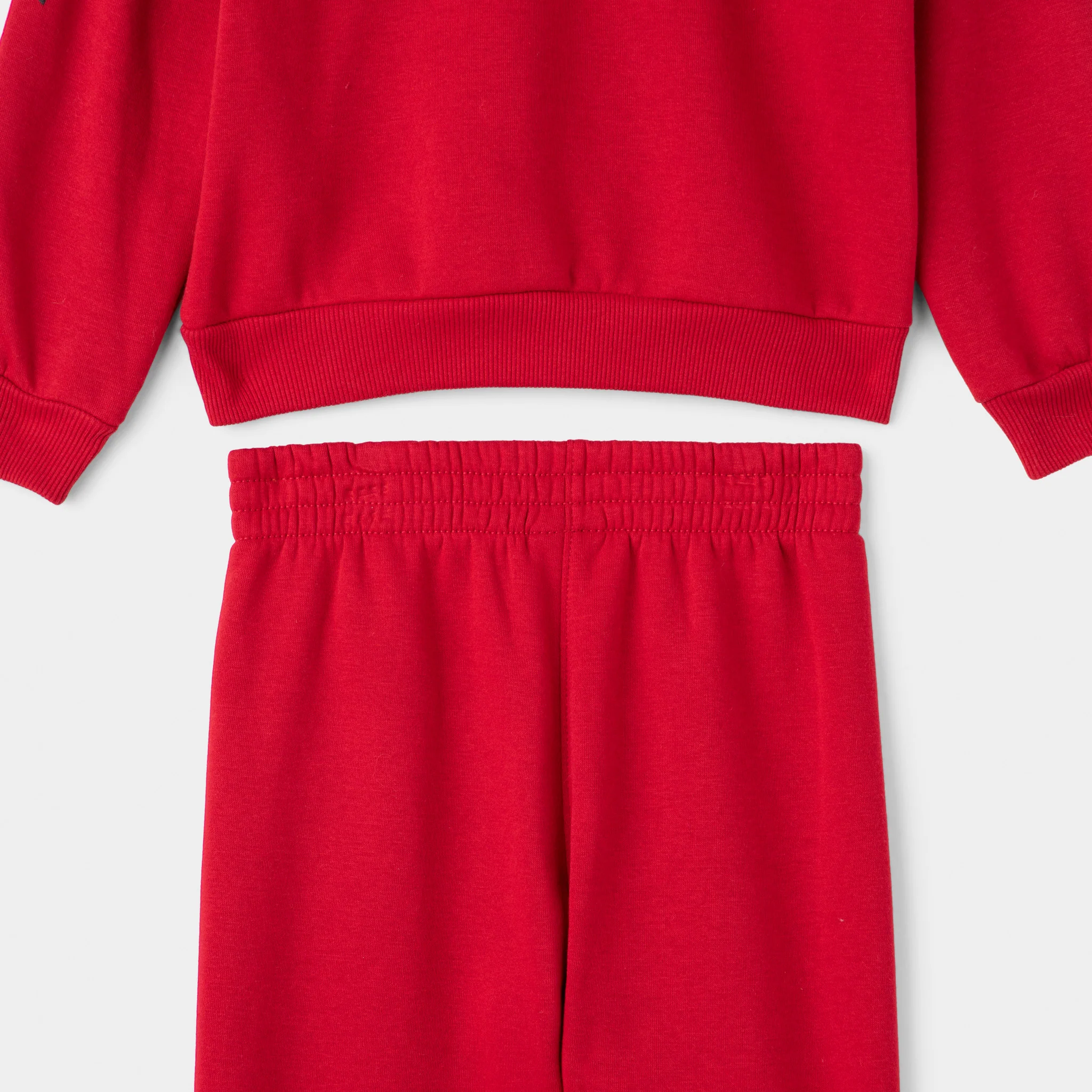 Nike Children's Fleece Crew Jogger Set / Gym Red - Image 6