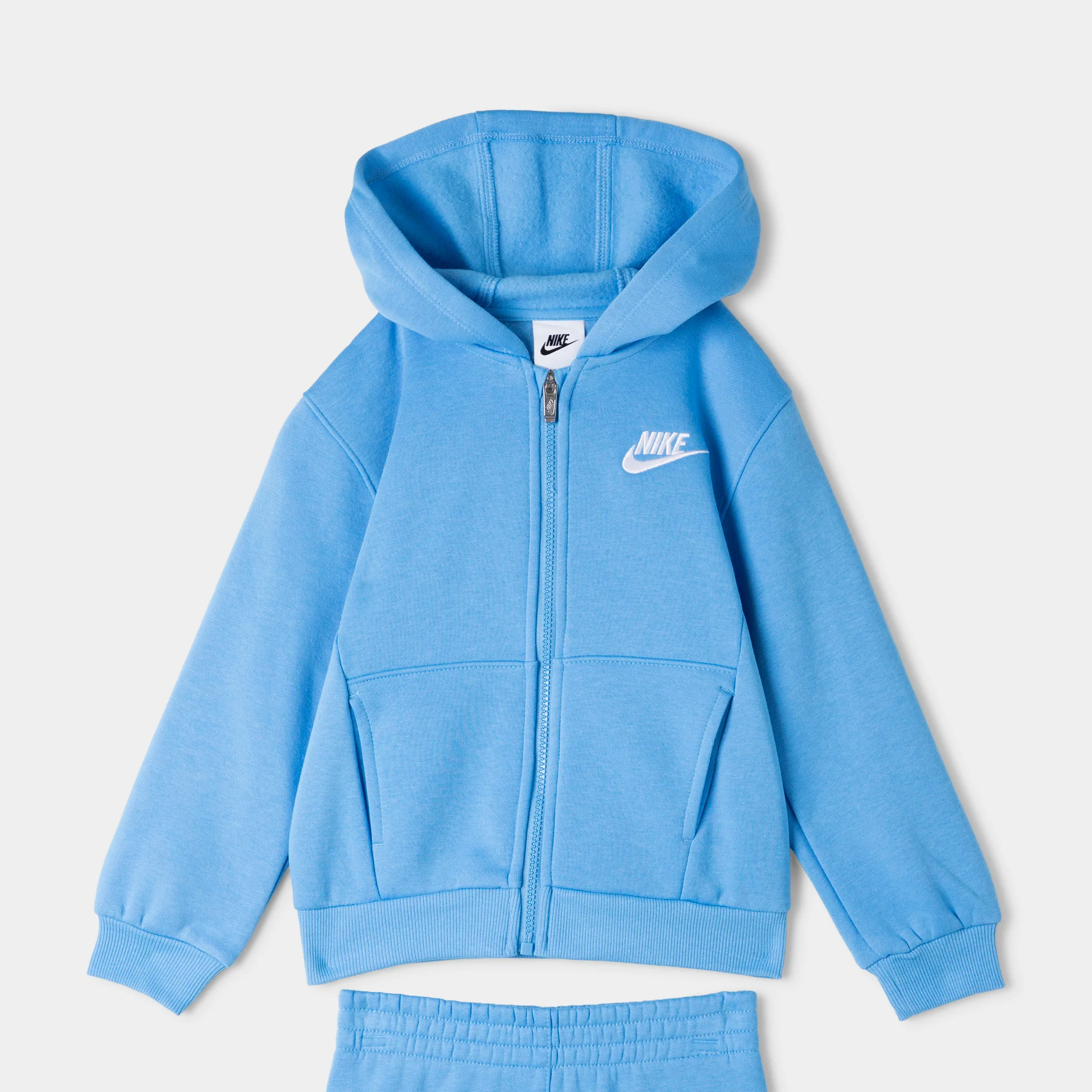 Nike Children's Fullzip Club Fleece Set / University Blue - Image 4
