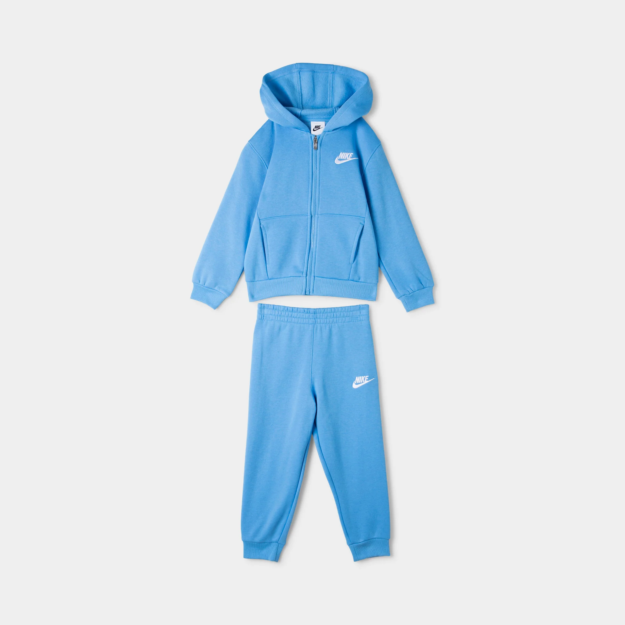 Nike Children's Fullzip Club Fleece Set / University Blue - Image 7