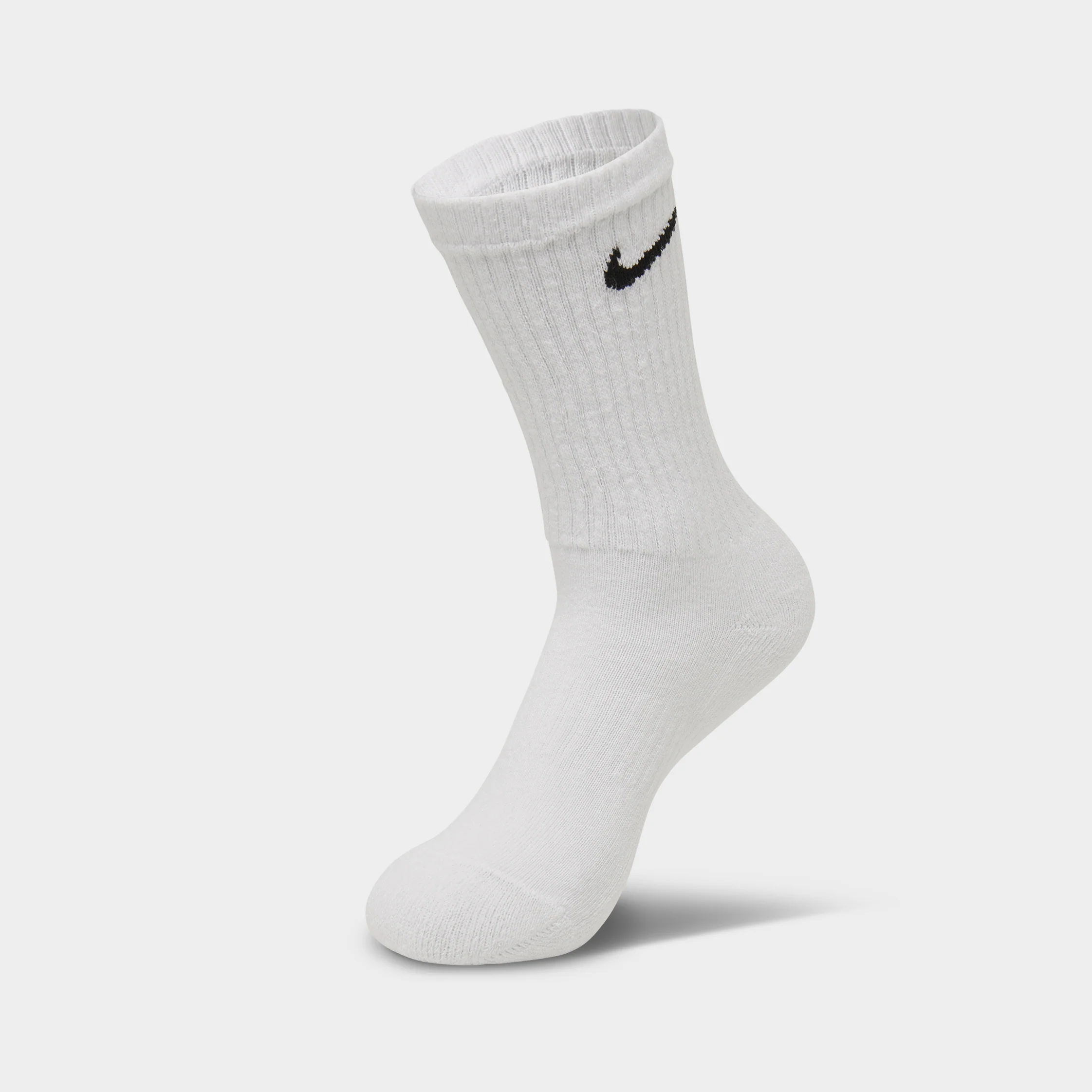 Nike Children's Performance Basic Crew Socks (6 PK) / White - Image 3