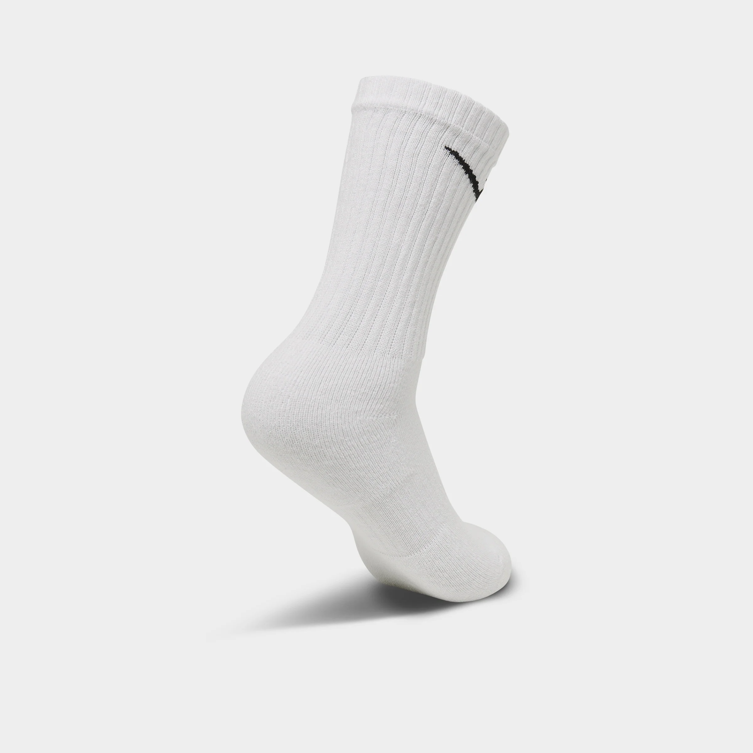 Nike Children's Performance Basic Crew Socks (6 PK) / White - Image 4