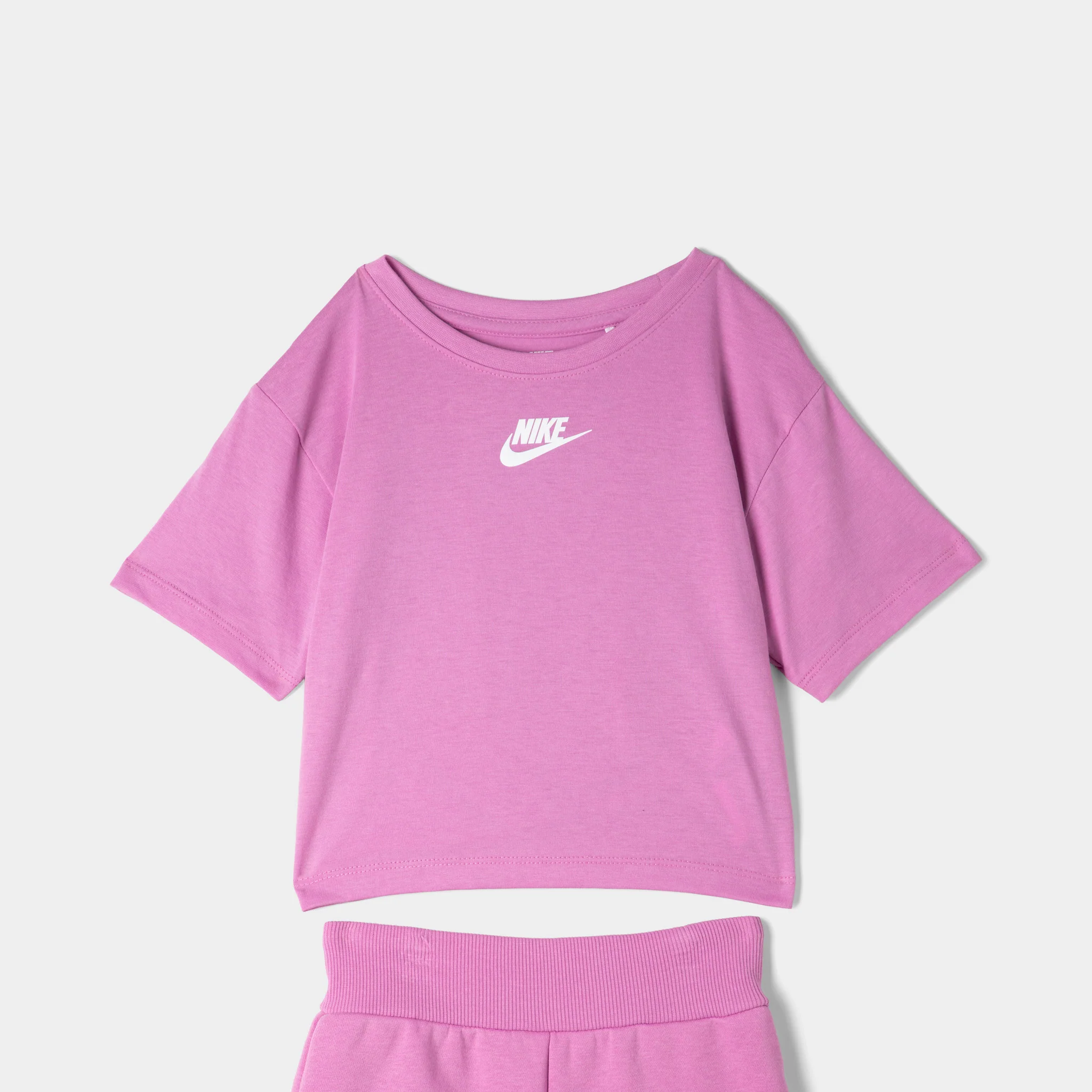 Nike Children's Tee & Short Set / Light Magenta - Image 5