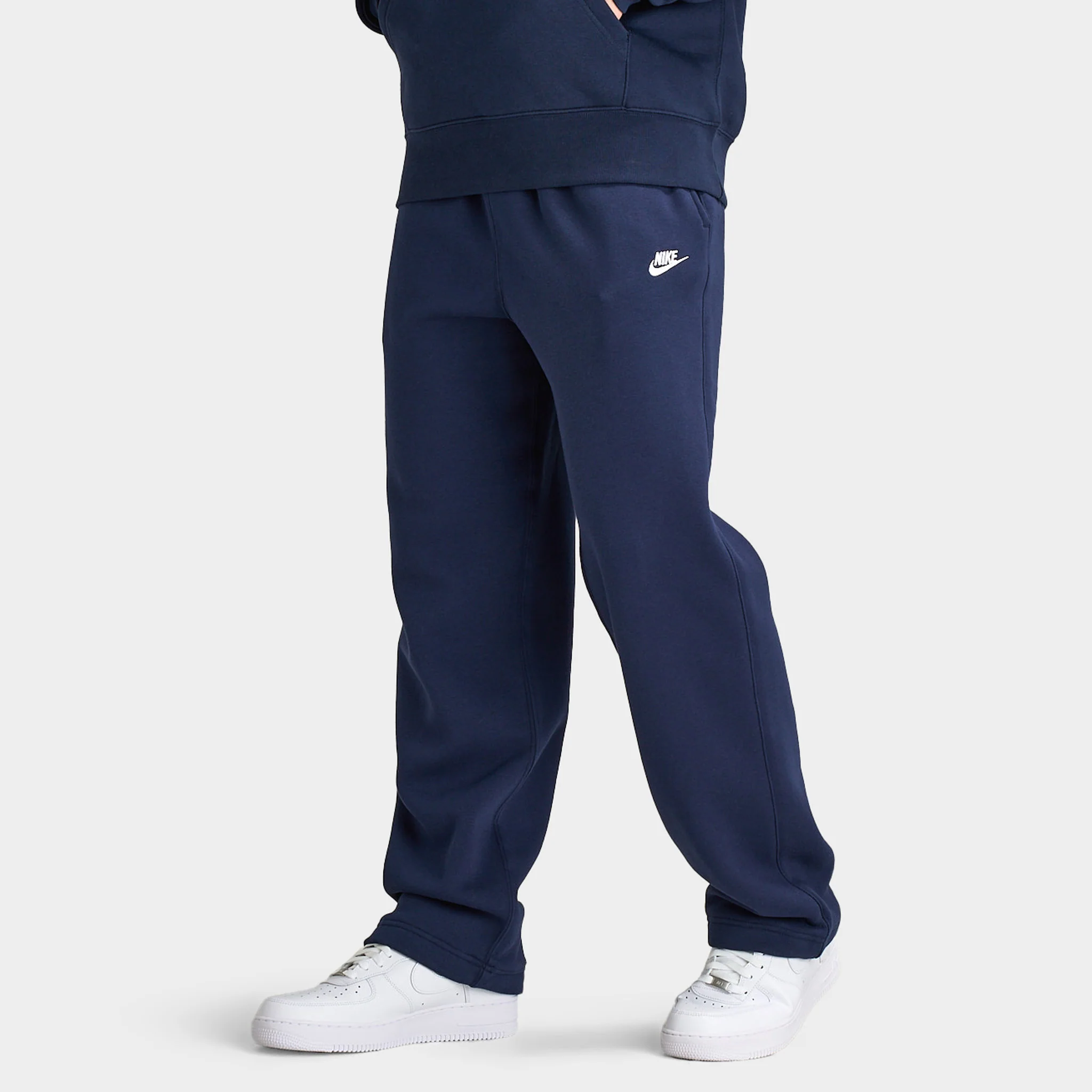 Nike Club Fleece Bungee Pant Obsidian / White - Image 2
