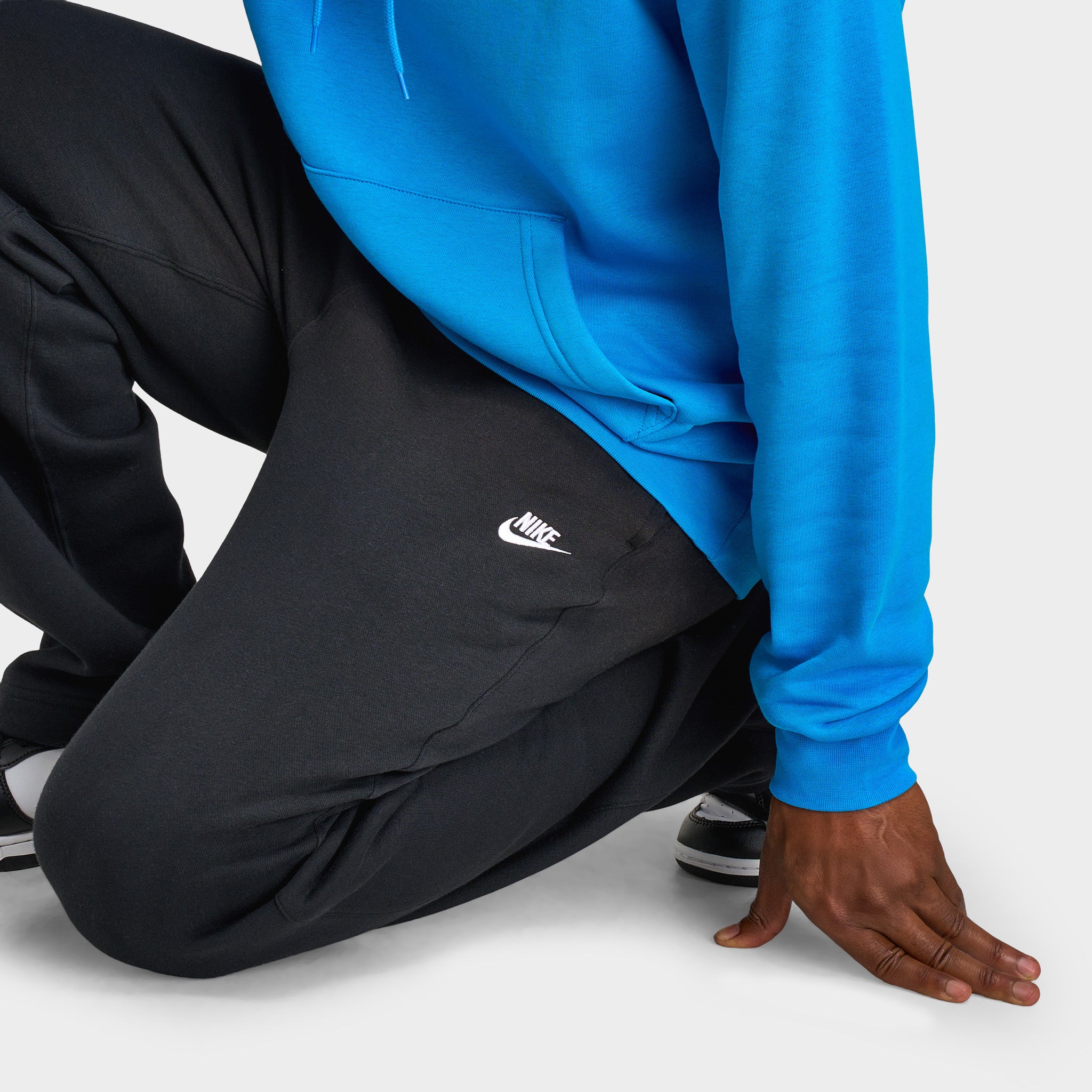 Nike Club Fleece Bungee Pants / Black - Image 5