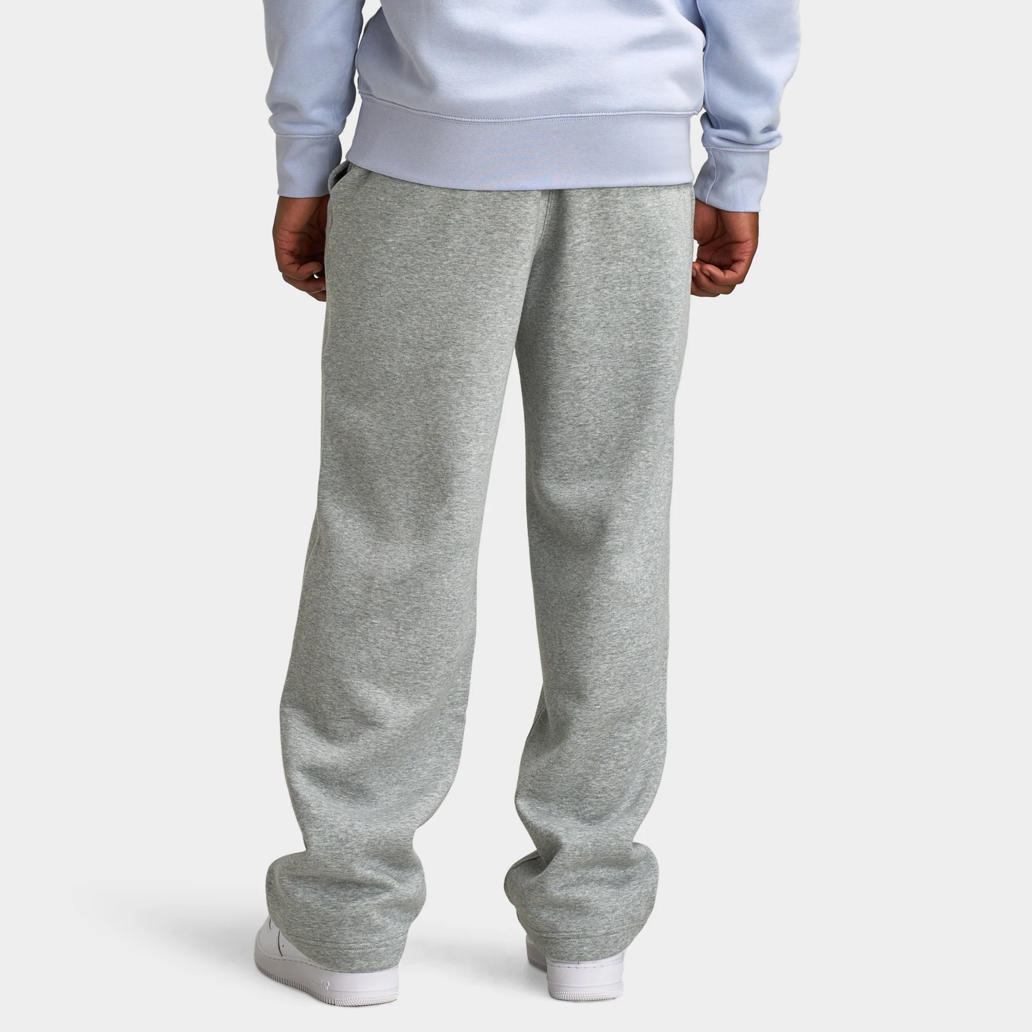 Nike Club Fleece Bungee Pants / Heather Grey - Image 2