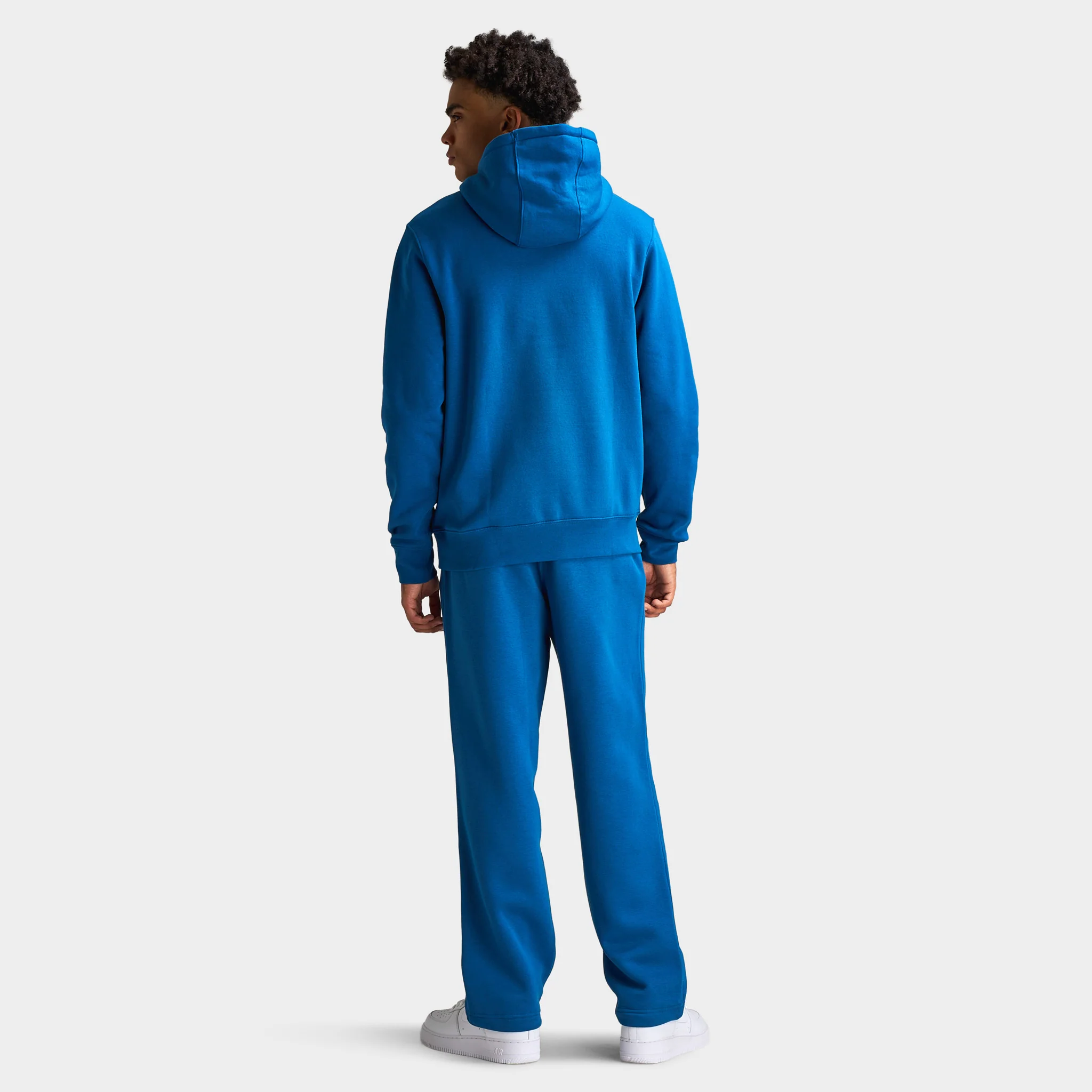 Nike Club Fleece Hoodie / Court Blue - Image 6