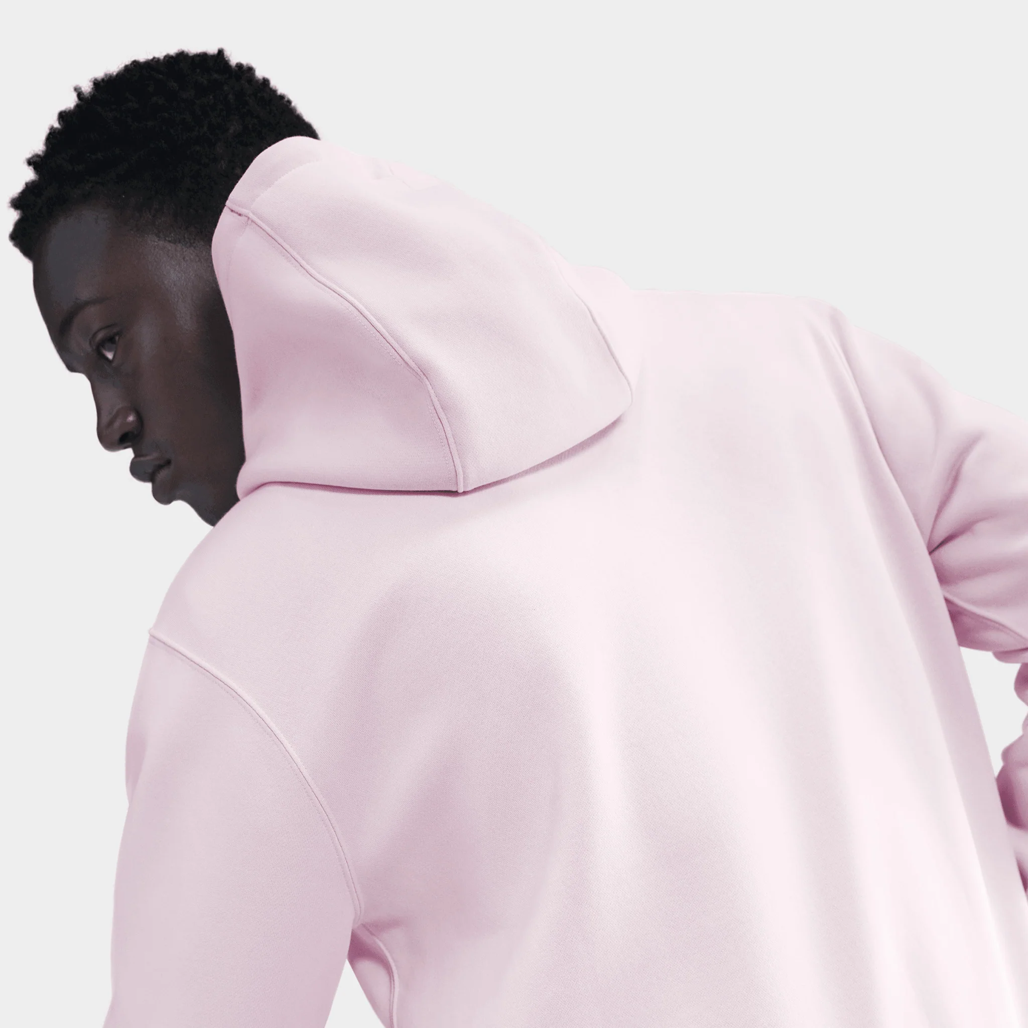 Nike Club Fleece Hoodie / Pink Foam - Image 2
