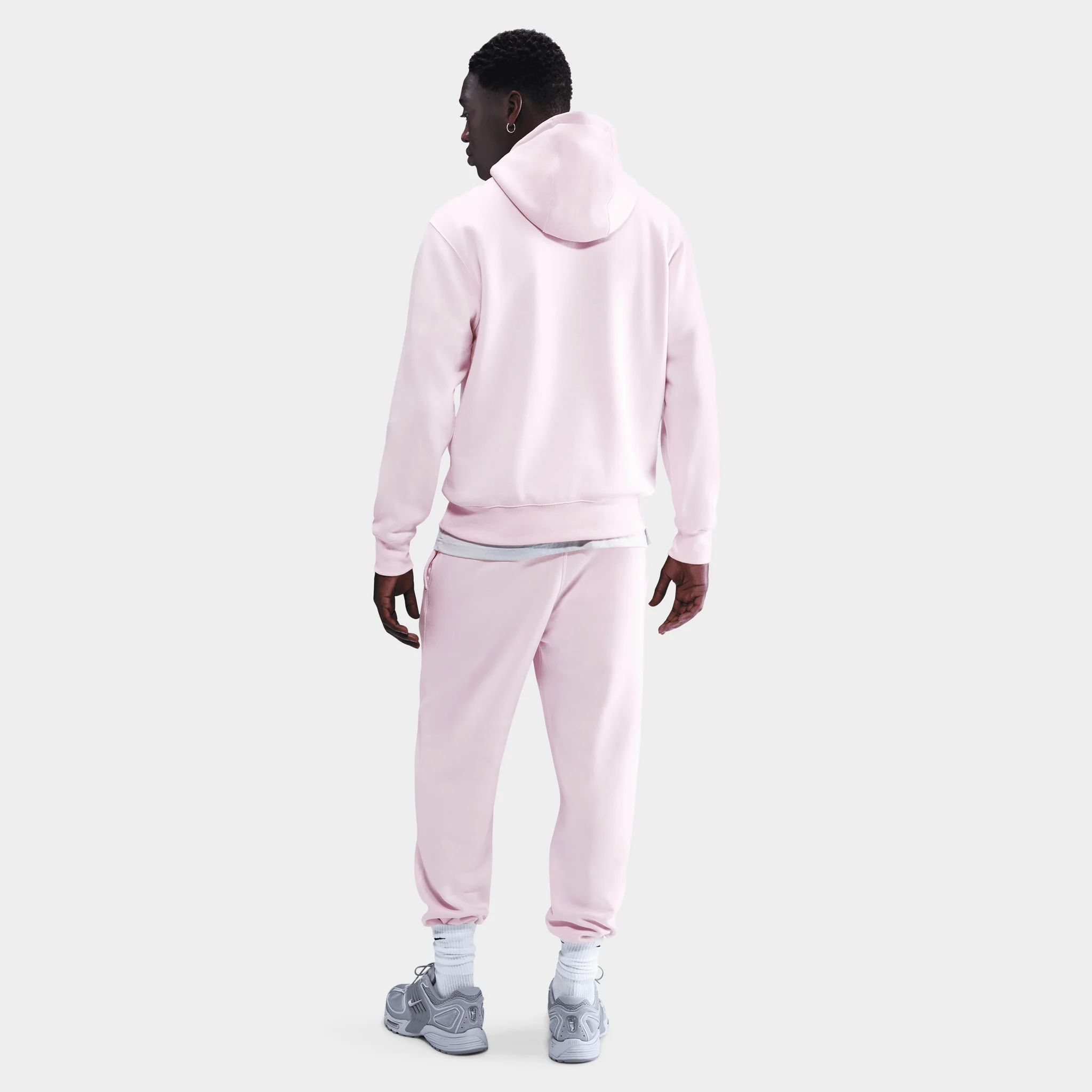 Nike Club Fleece Hoodie / Pink Foam - Image 4