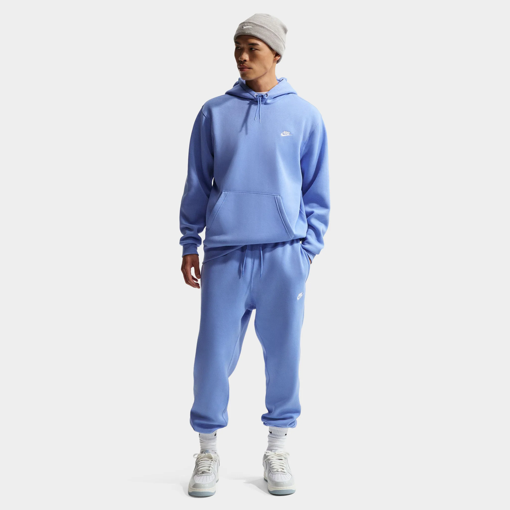 Nike Club Fleece Hoodie / Royal Pulse - Image 5