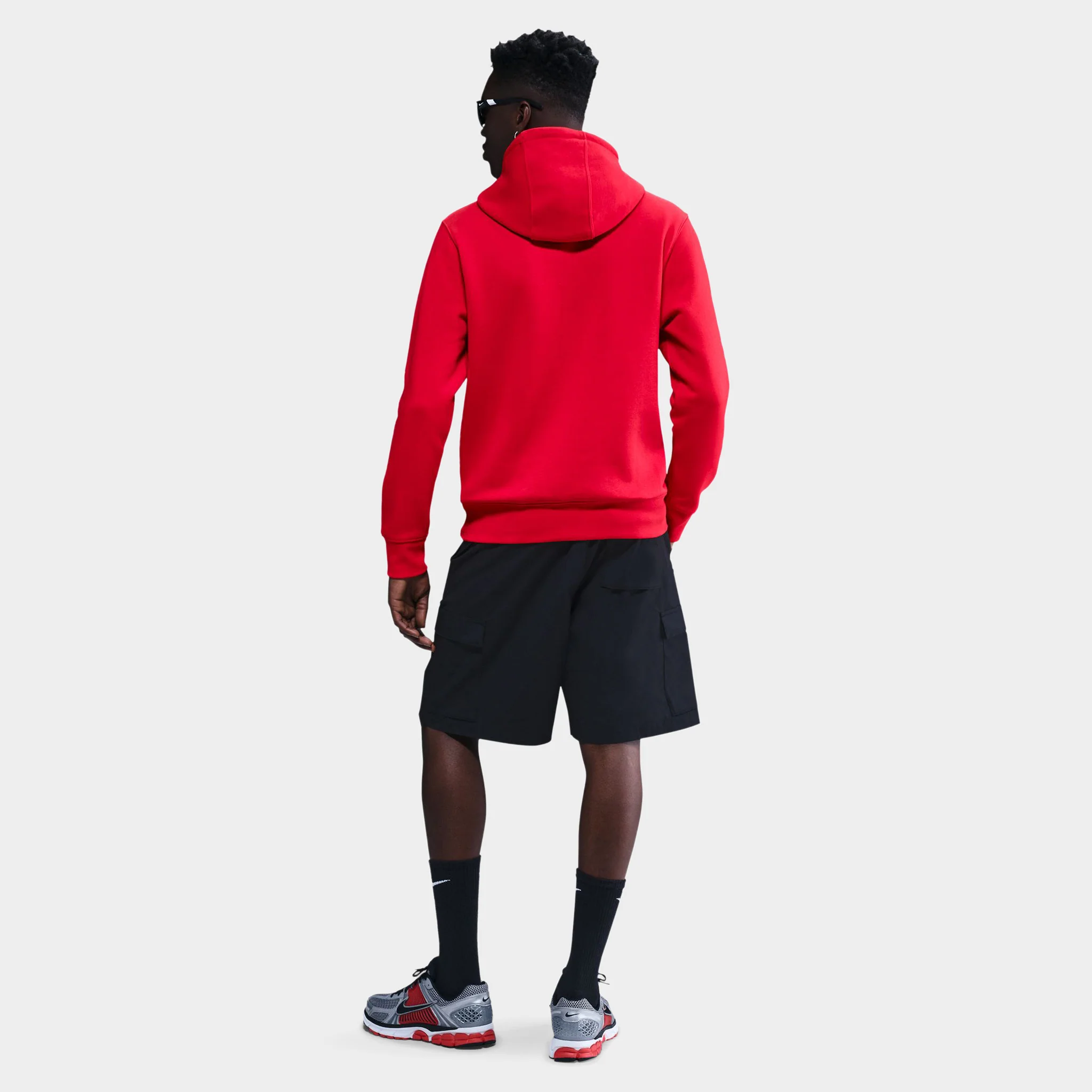 Nike Club Fleece Hoodie / University Red - Image 2