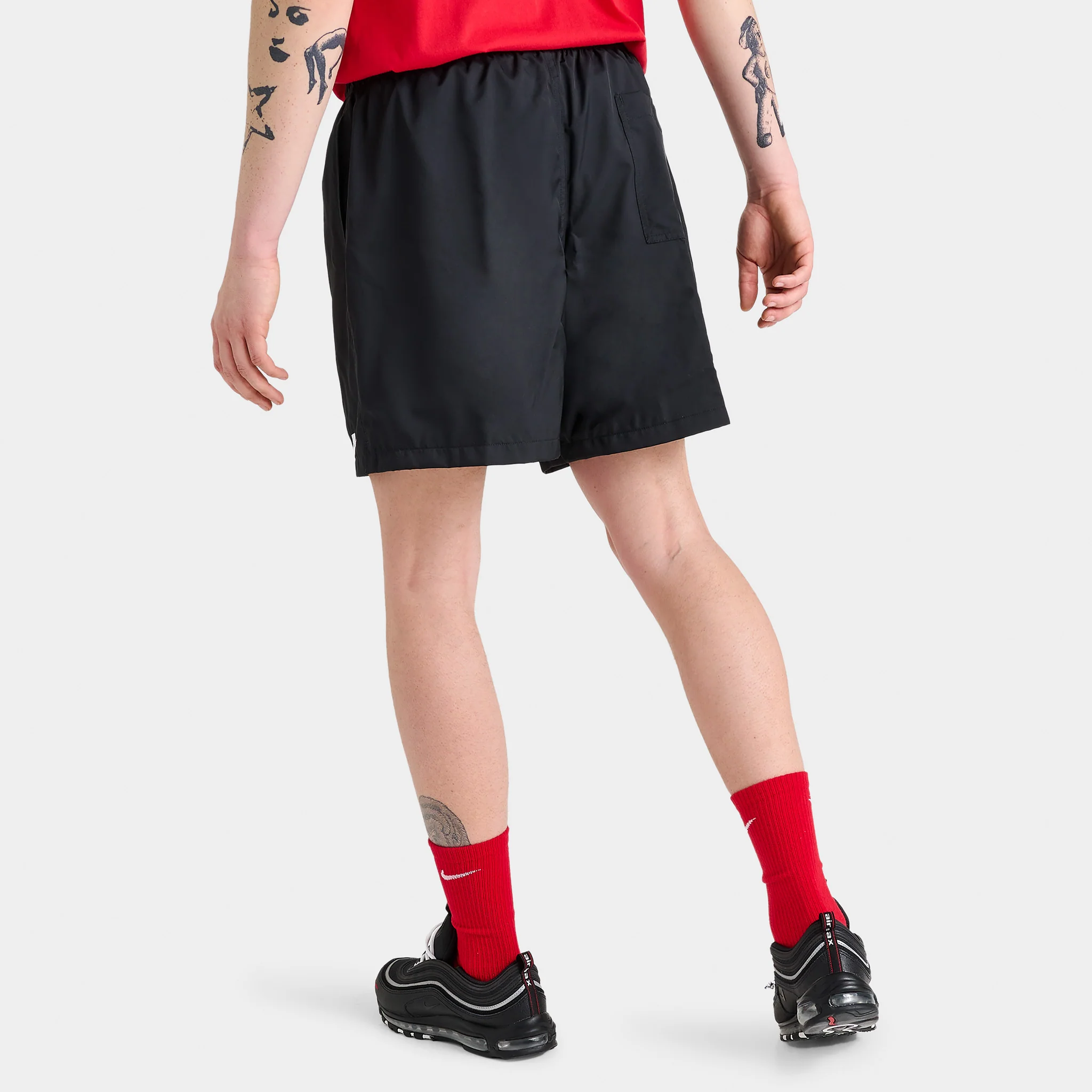 Nike Sportswear Club Flow Shorts Black / White - Image 2