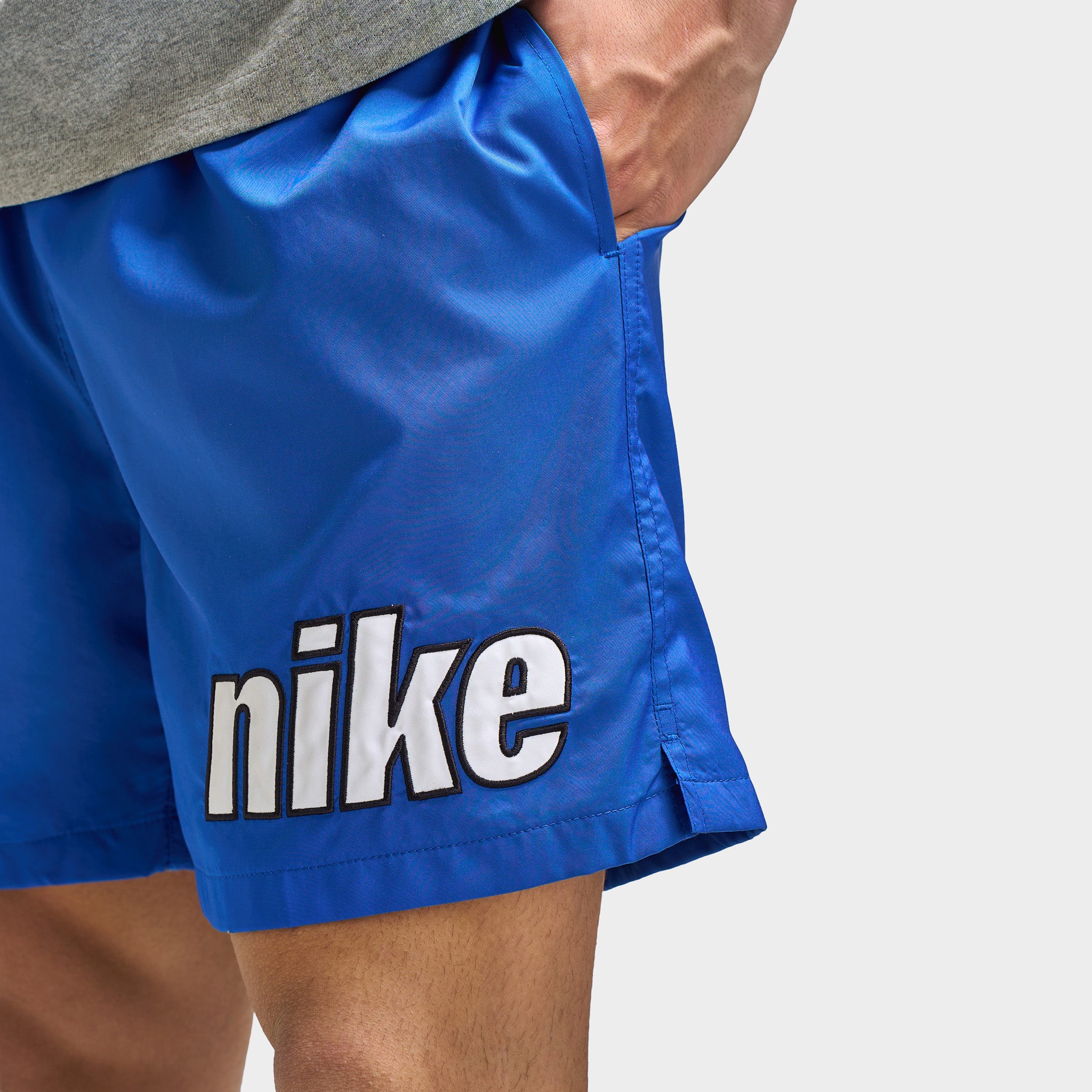 Nike Club Flow Shorts Block 2.0 Game Royal / White - Image 4