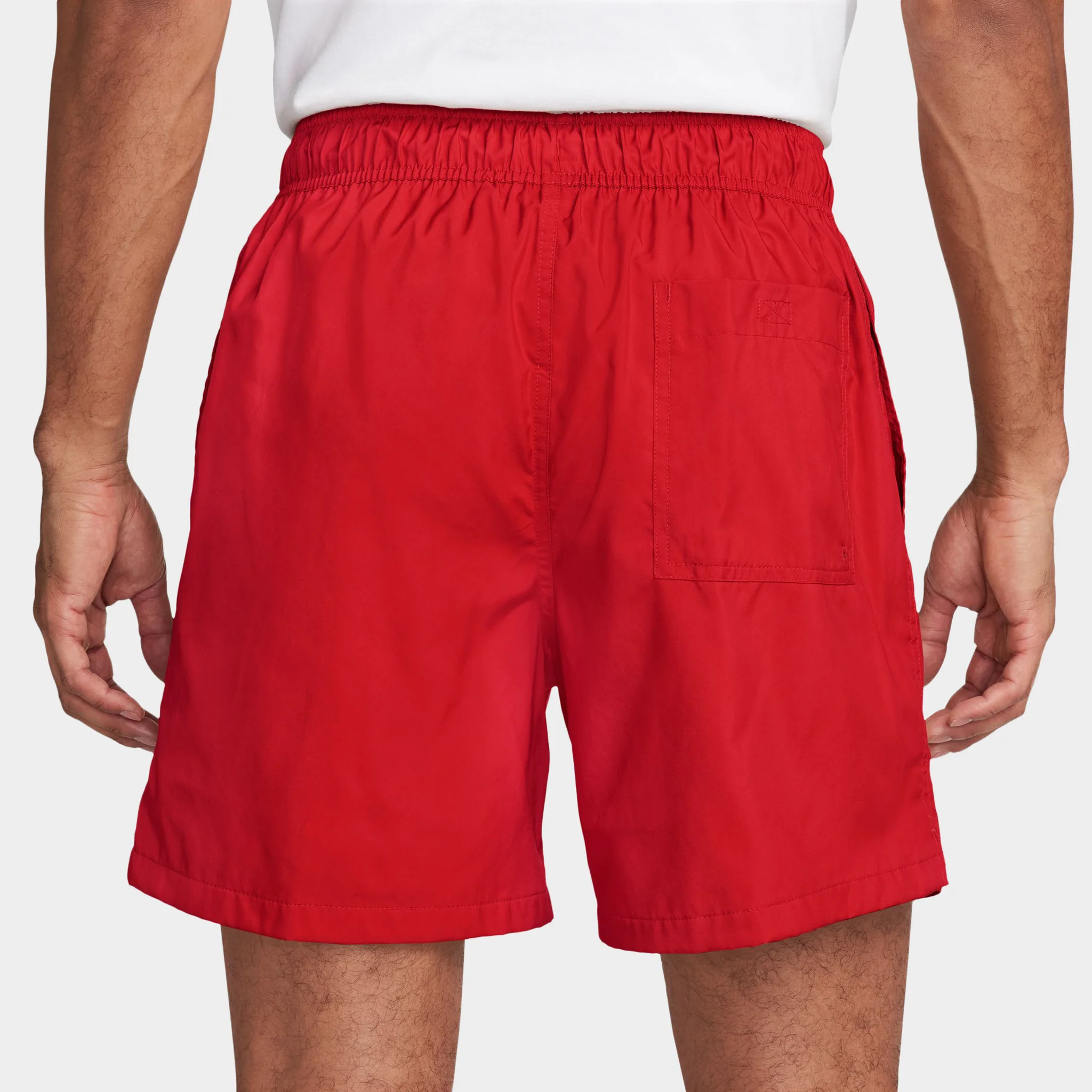 Nike Club Flow Shorts University Red  / White - Image 2