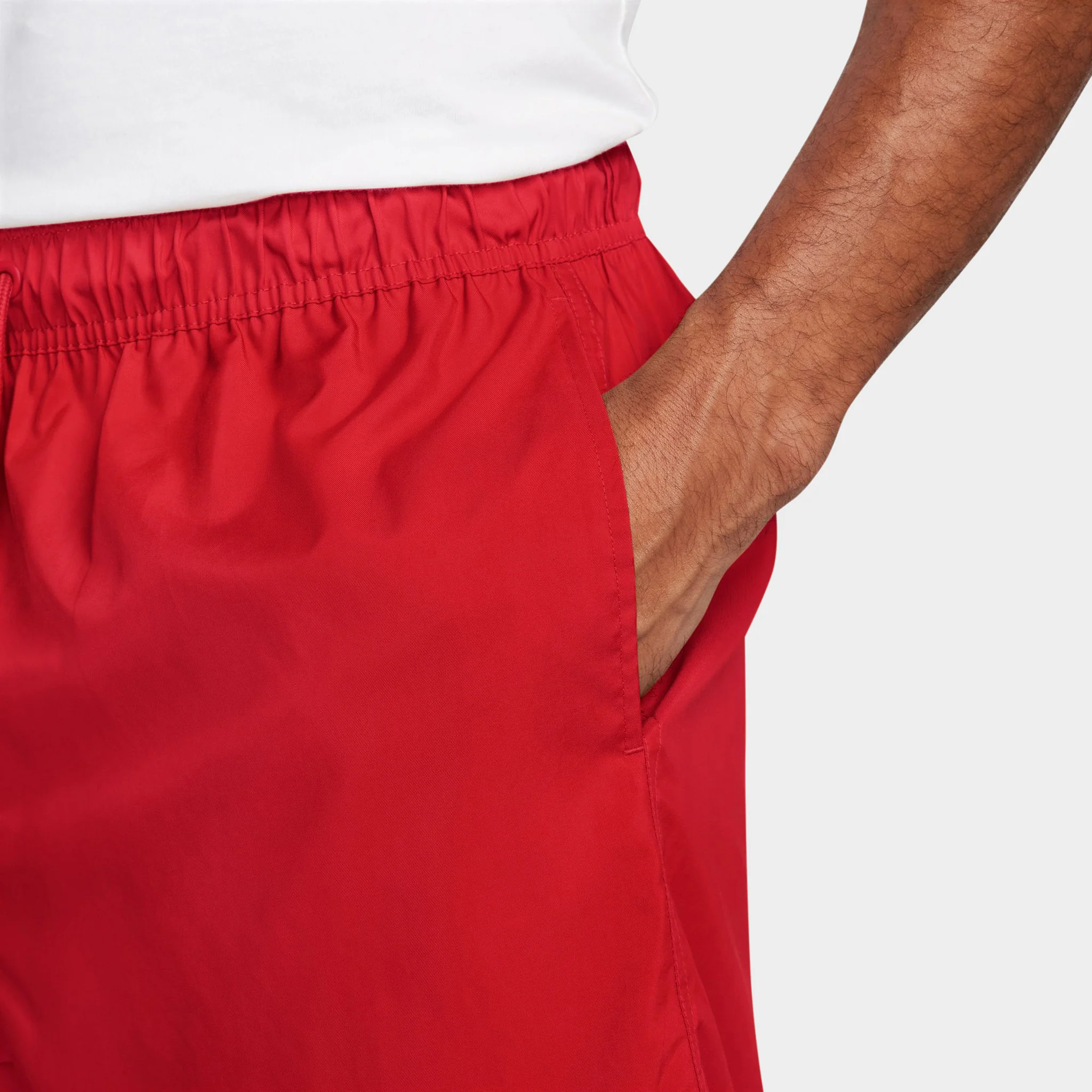 Nike Club Flow Shorts University Red  / White - Image 4