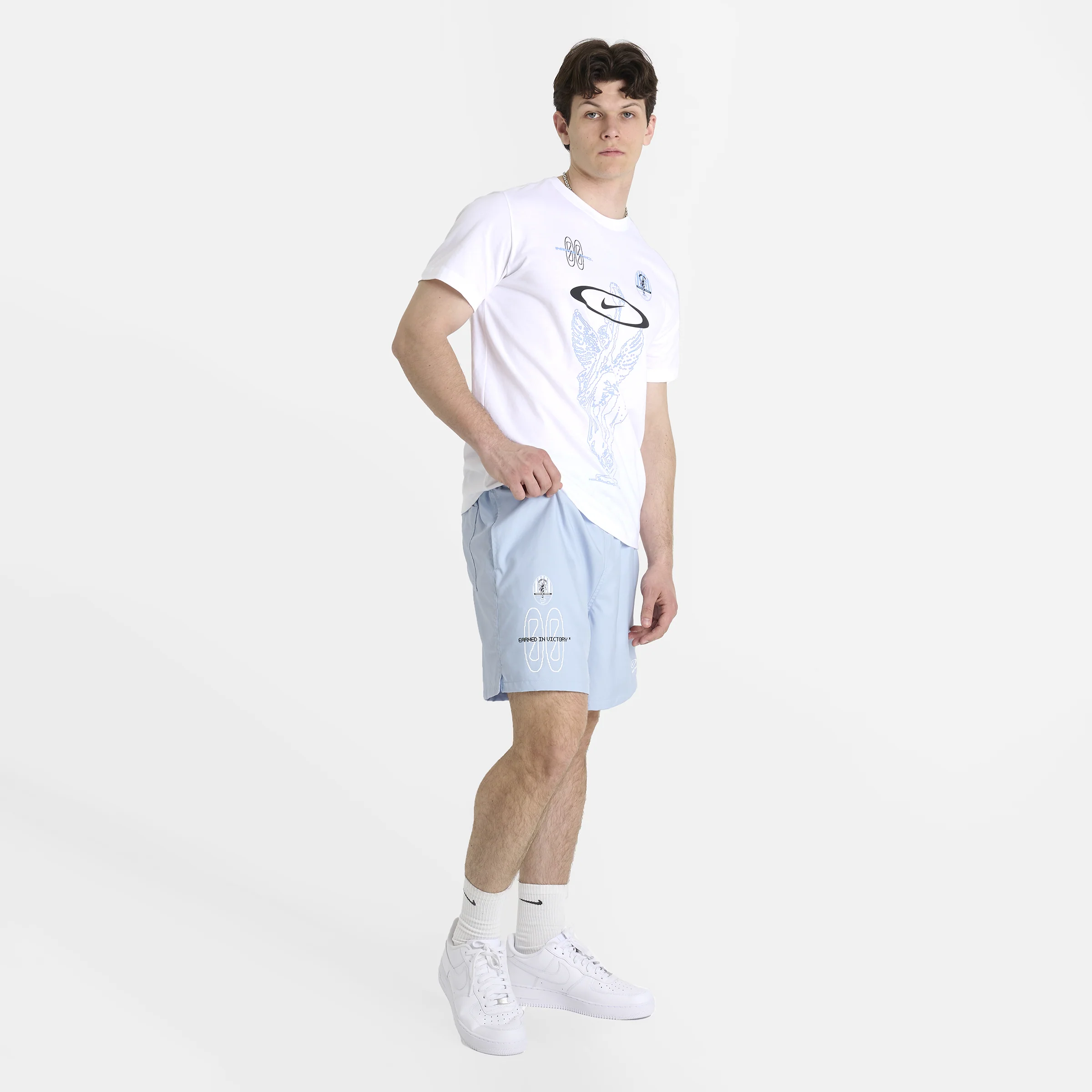 Nike Club Flow Victory Shorts / Light Armory Blue - Image 6