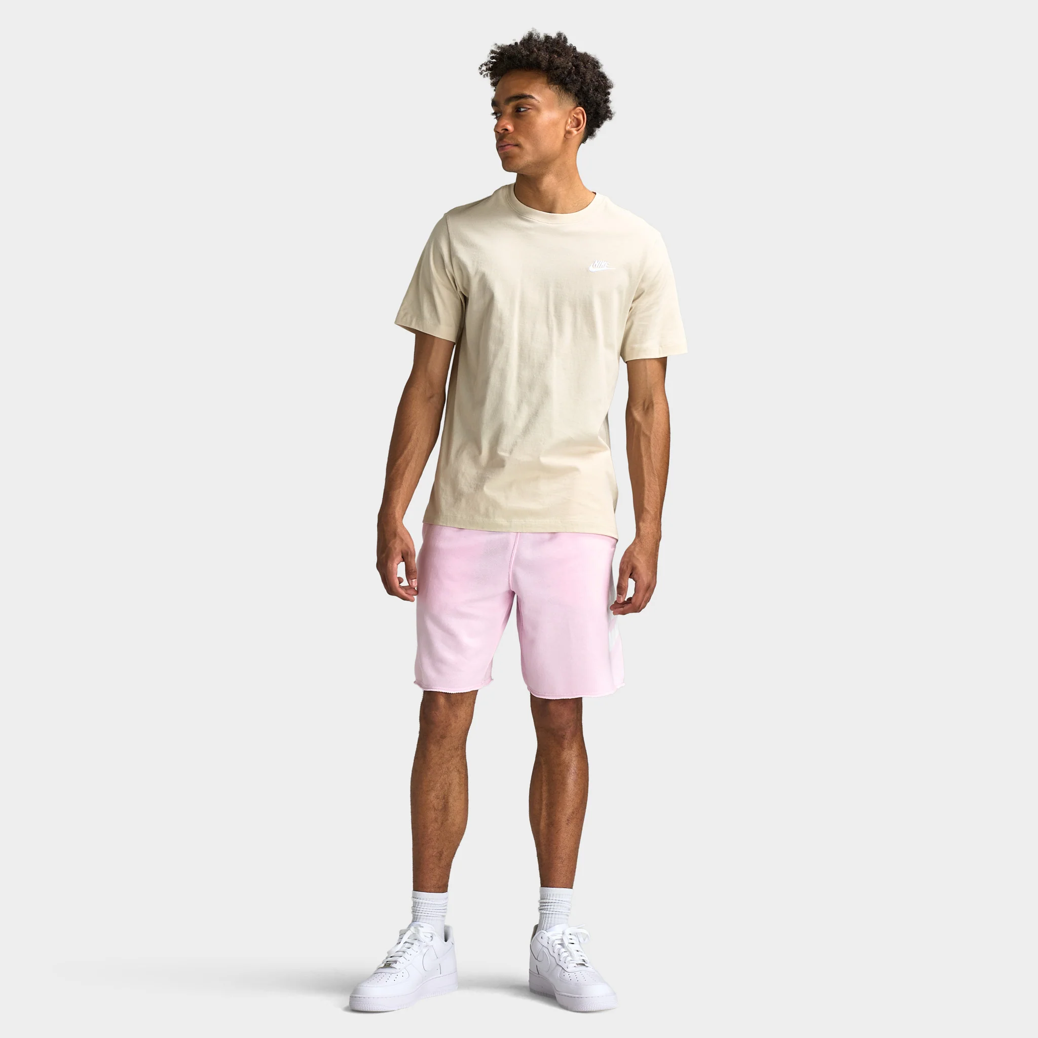 Nike Club French Terry Alumni Shorts / Pink Foam - Image 6