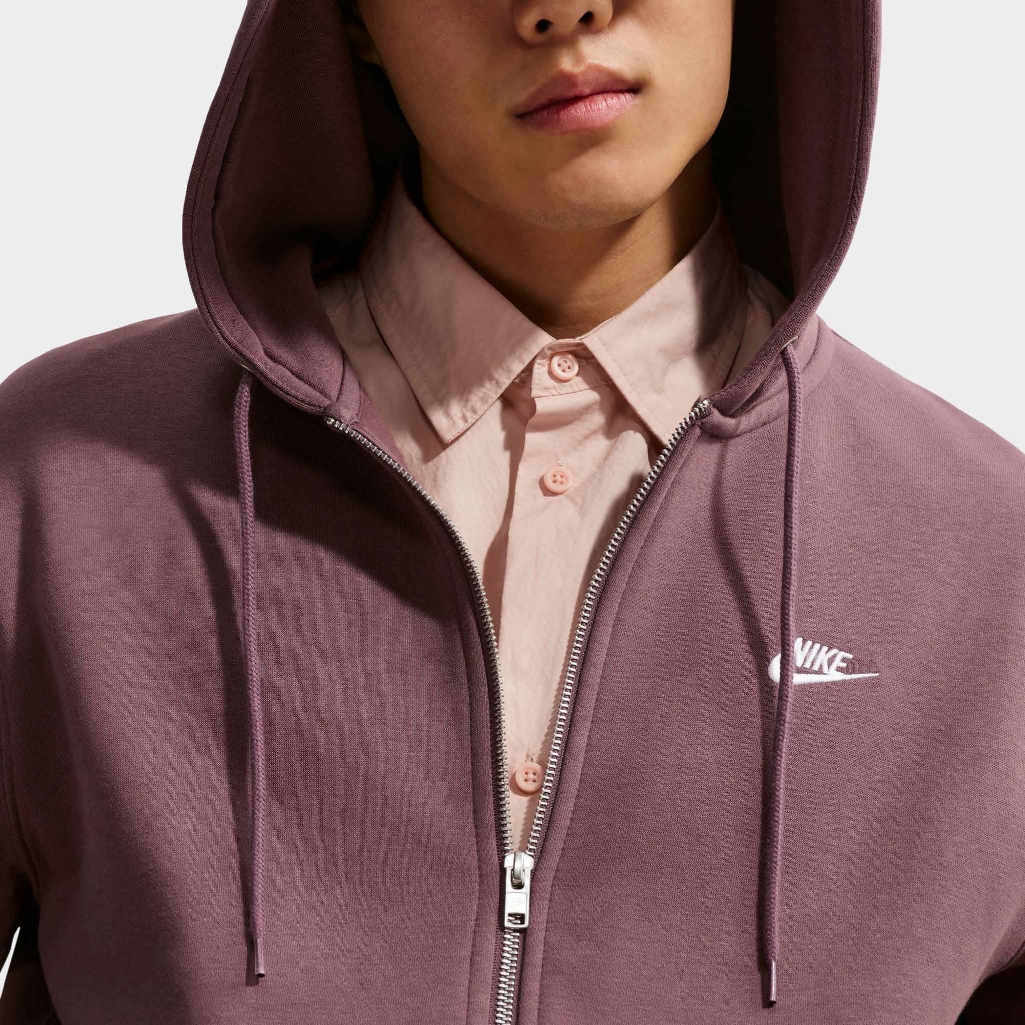 Nike Club Hoodie Tattoo / White - Image 5