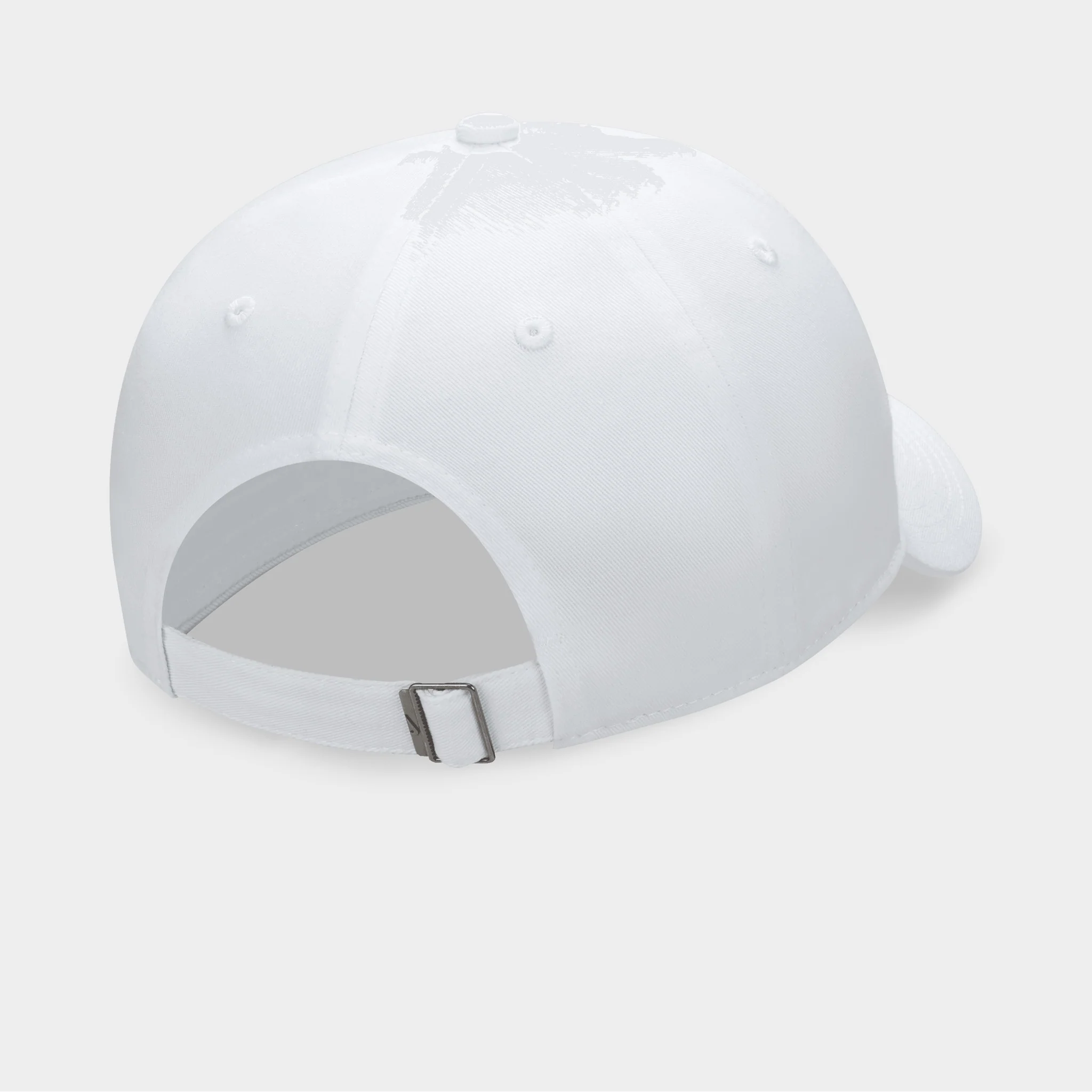 Nike Club Kids' Unstructured Futura Wash Cap White / Black - Image 2