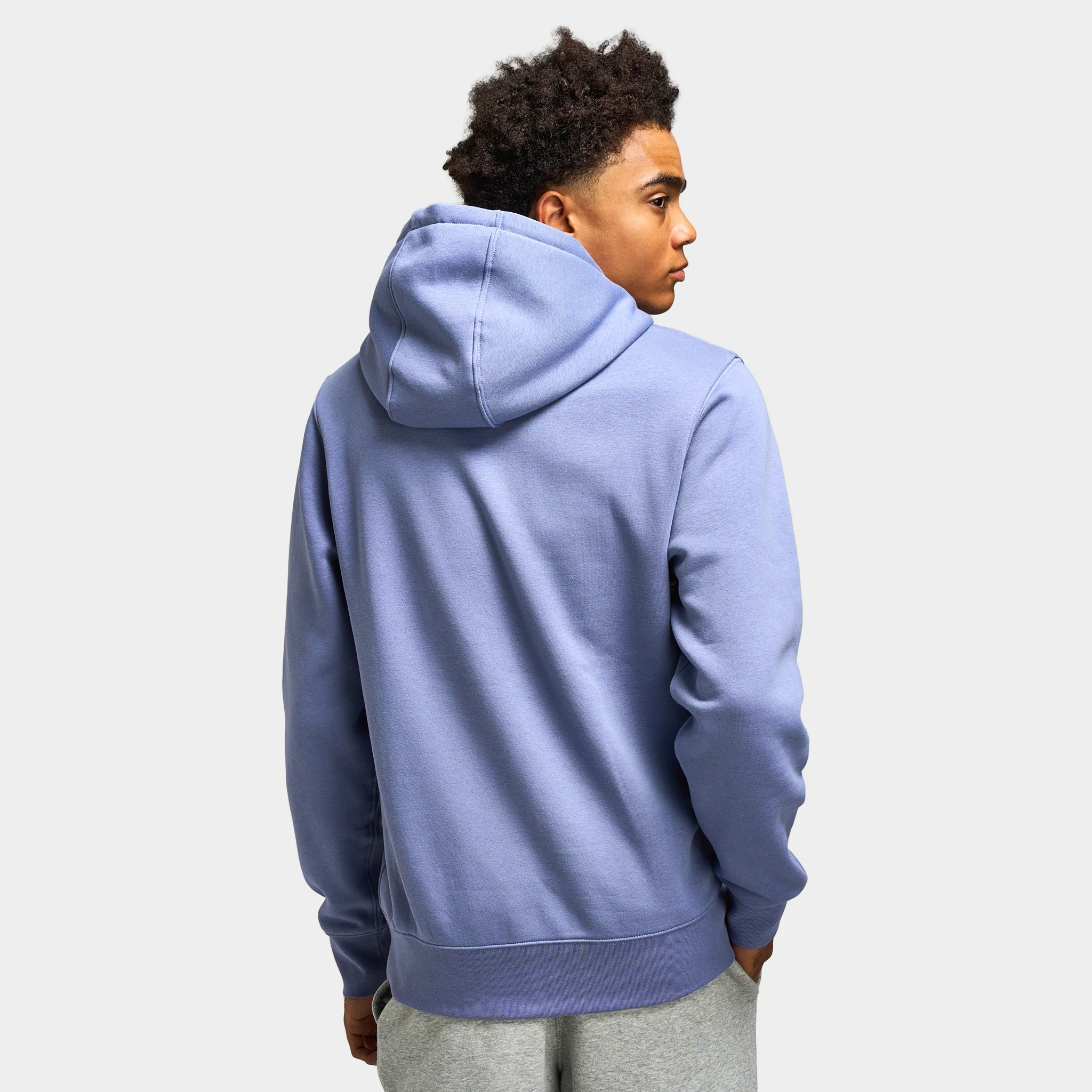 Nike Club Men's Pullover Fleece Hoodie / World Indigo - Image 2