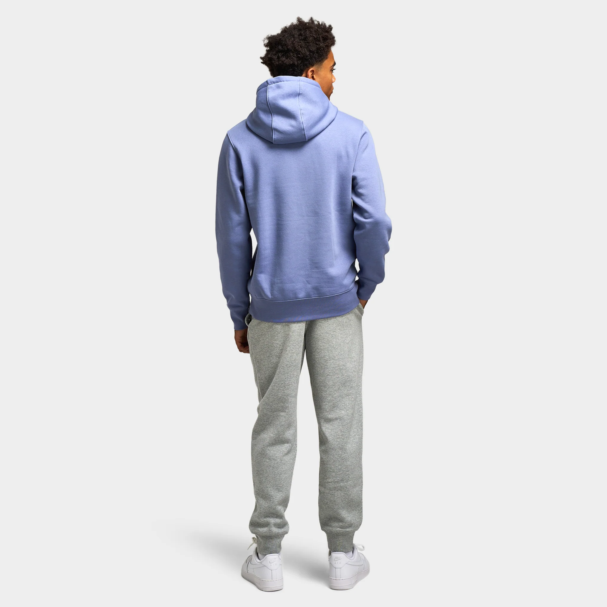 Nike Club Men's Pullover Fleece Hoodie / World Indigo - Image 5