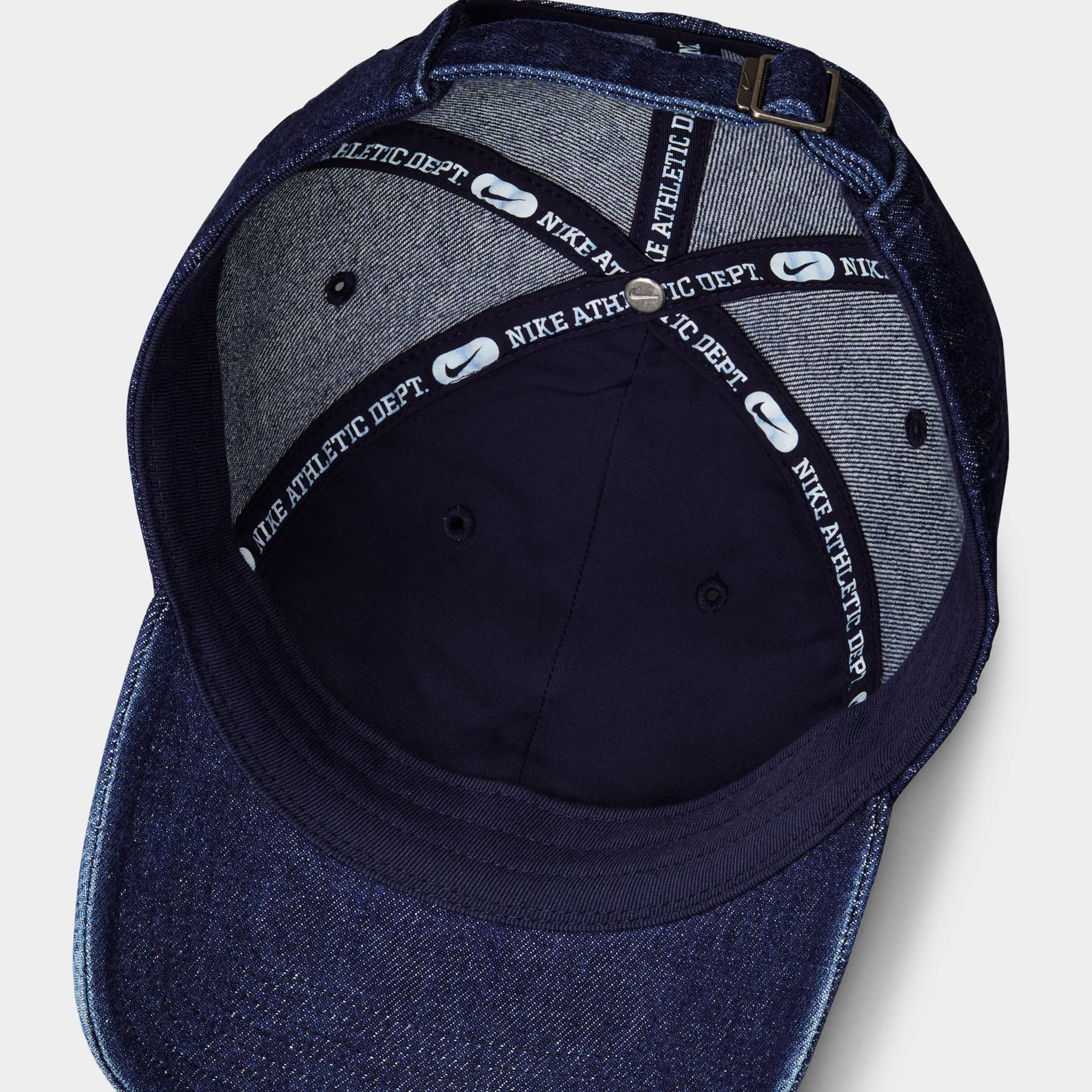 Nike Club Unstructured Denim Cap College Navy / White - Image 4