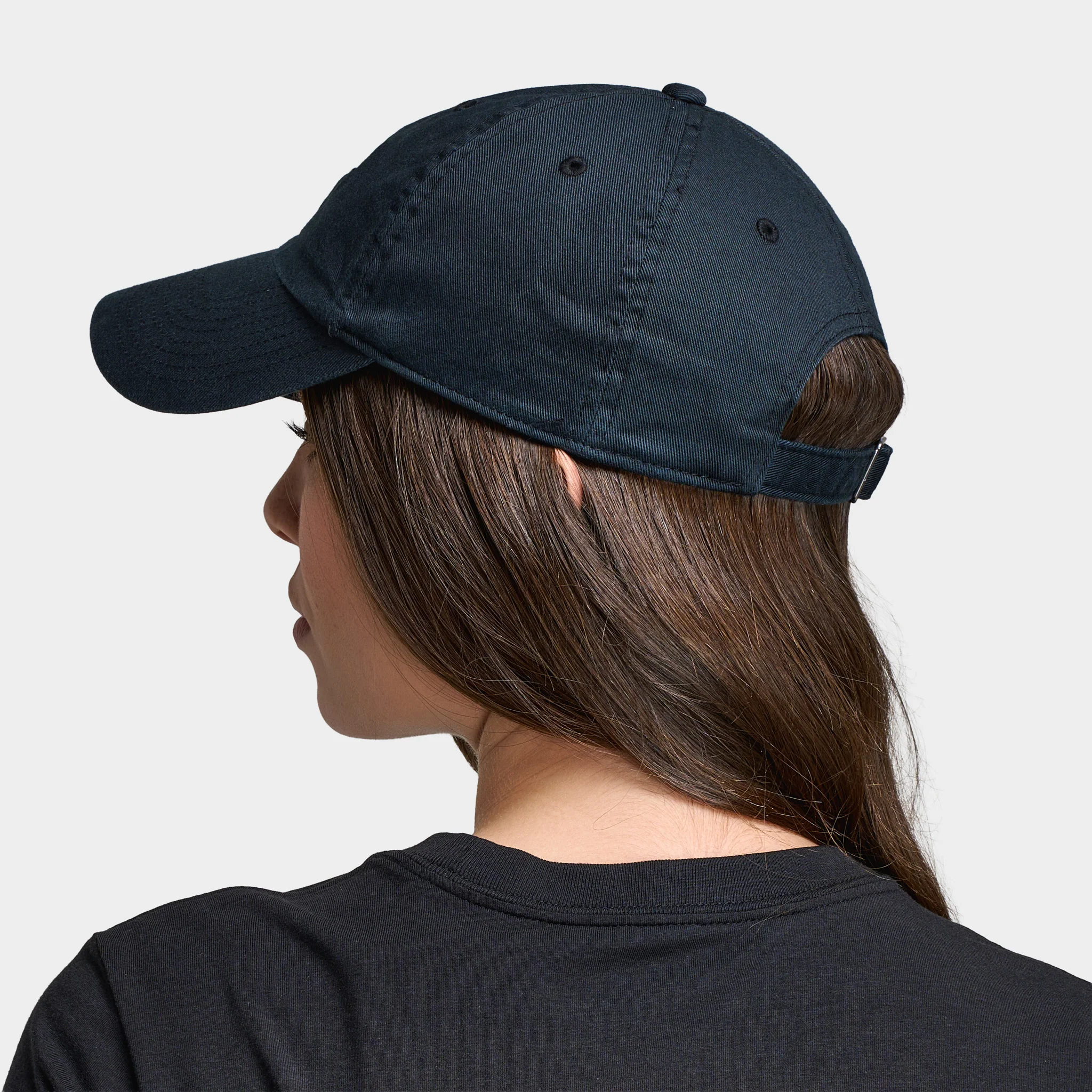 Nike Club Unstructured Futura Wash Cap Black / Black - Image 2